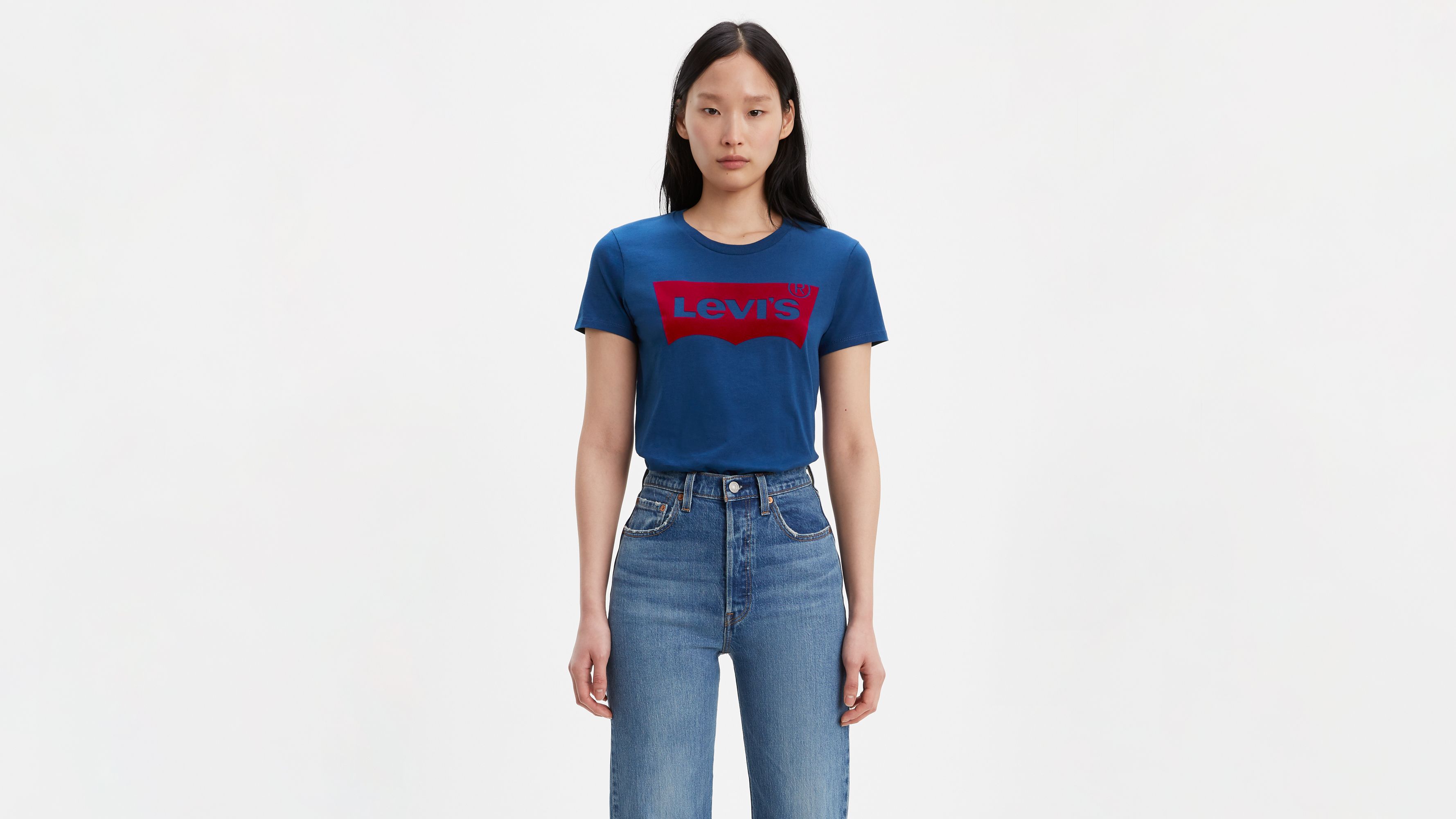 levis logo shirt women's