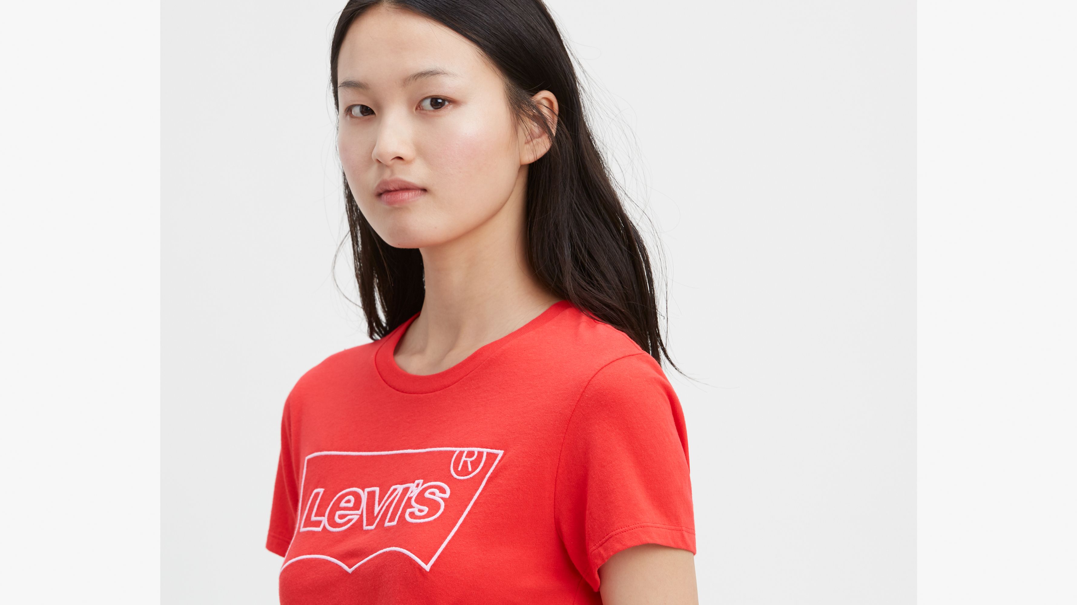 T shirt parfait logo levi smd pour femme rouge Levi s CA