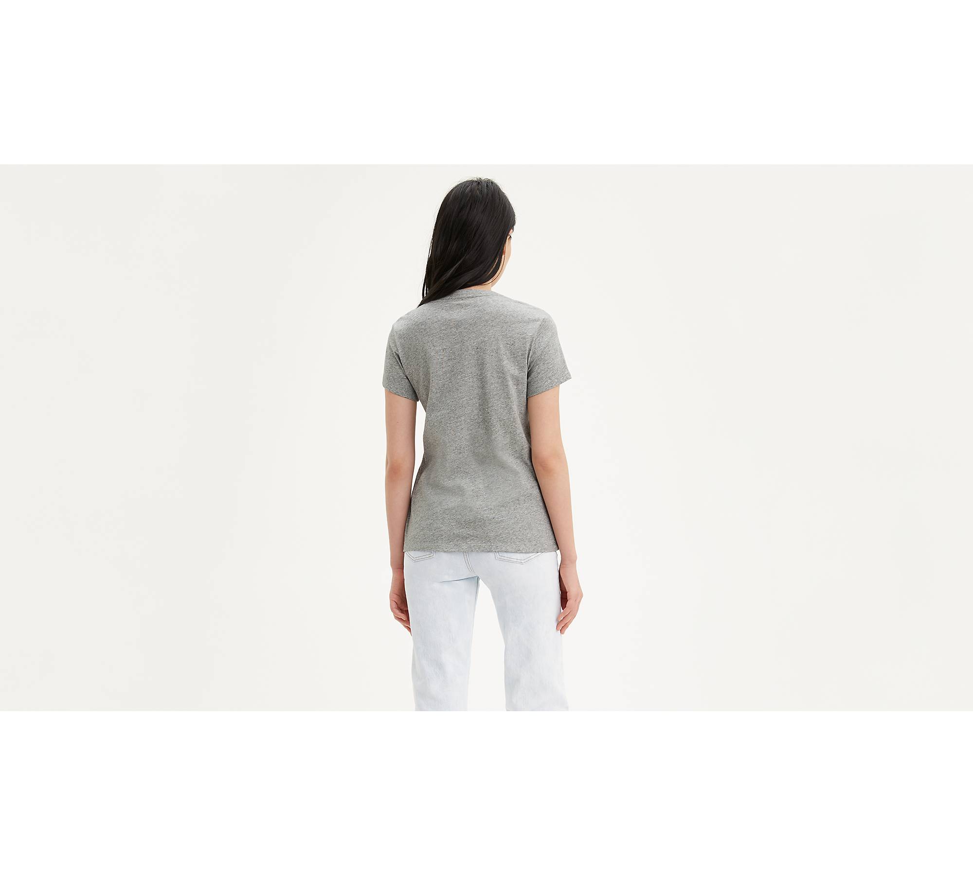 Levi's® Logo Perfect Graphic Tee Shirt - Grey | Levi's® US