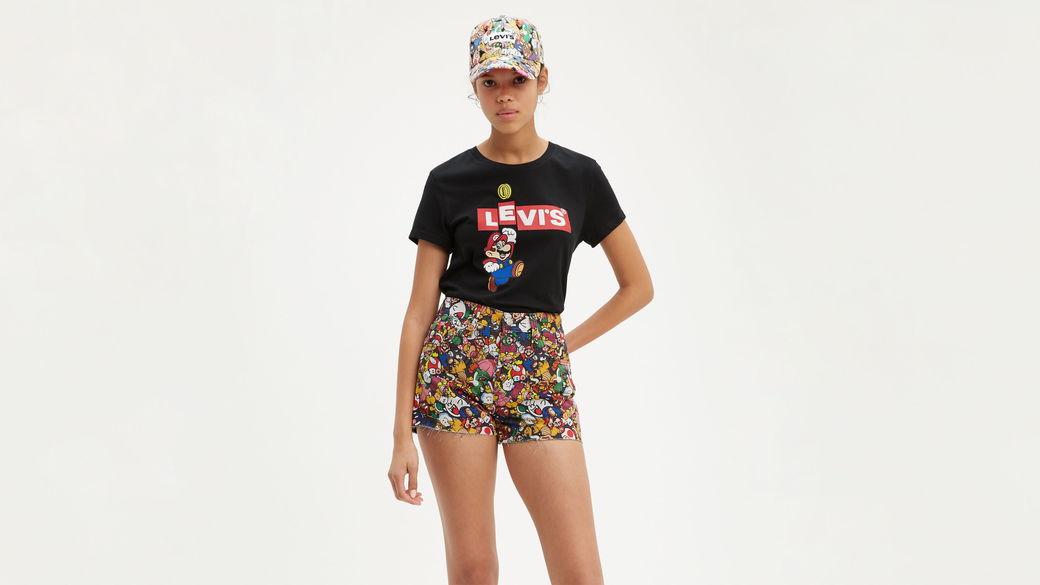 T shirt outlet levis mario bros