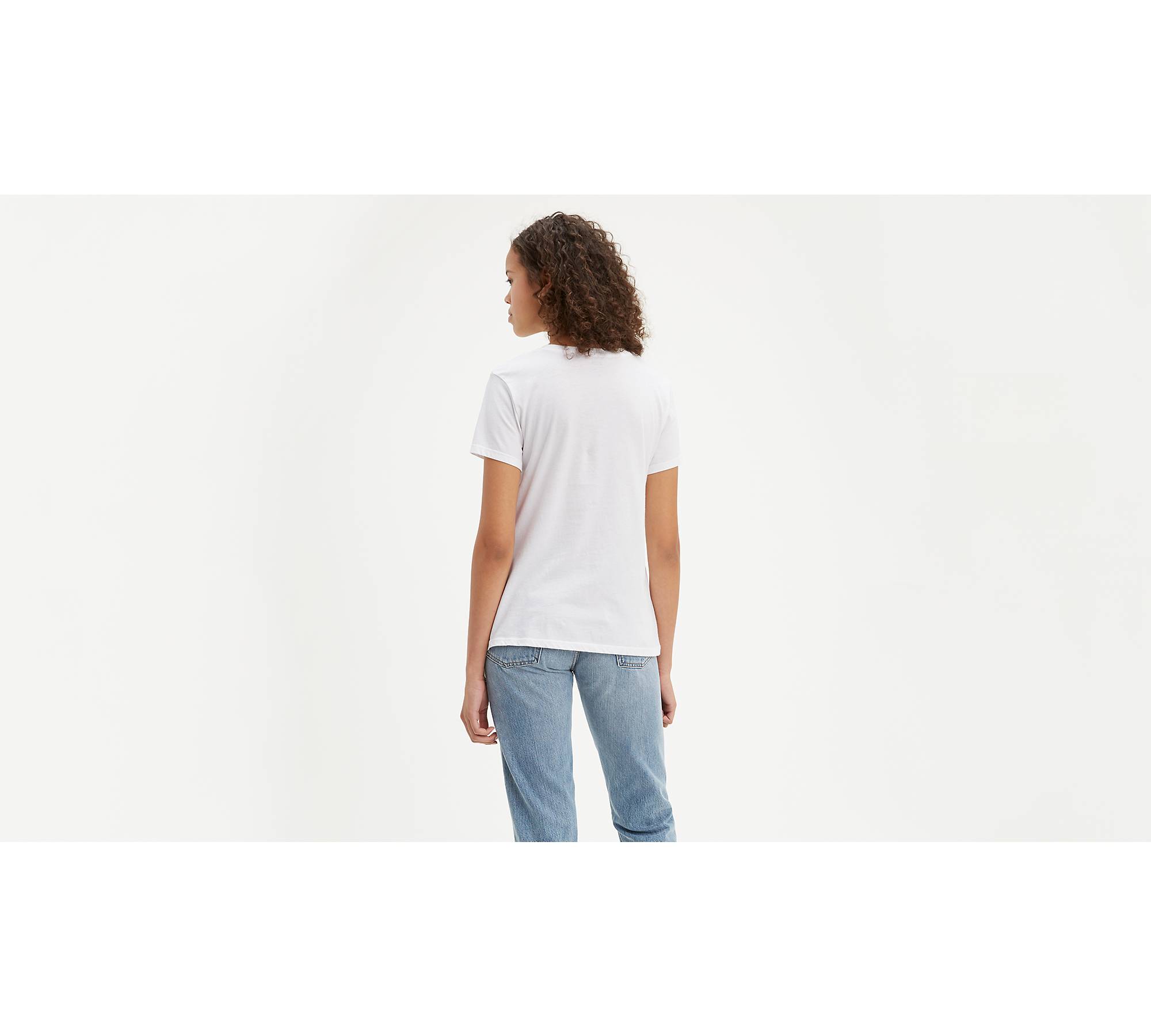 Levi's® X Super Mario Perfect Graphic Tee Shirt - White | Levi's® US