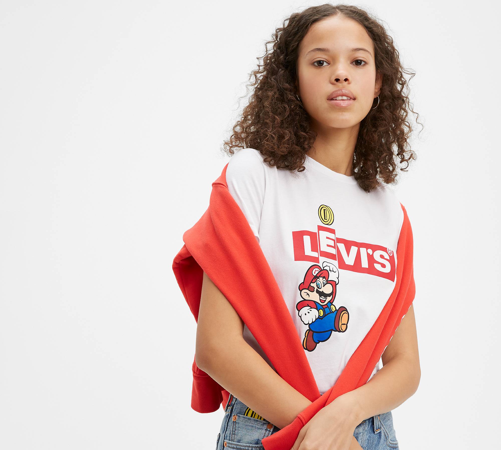 Levi's® x Super Mario Perfect Graphic Tee Shirt 1