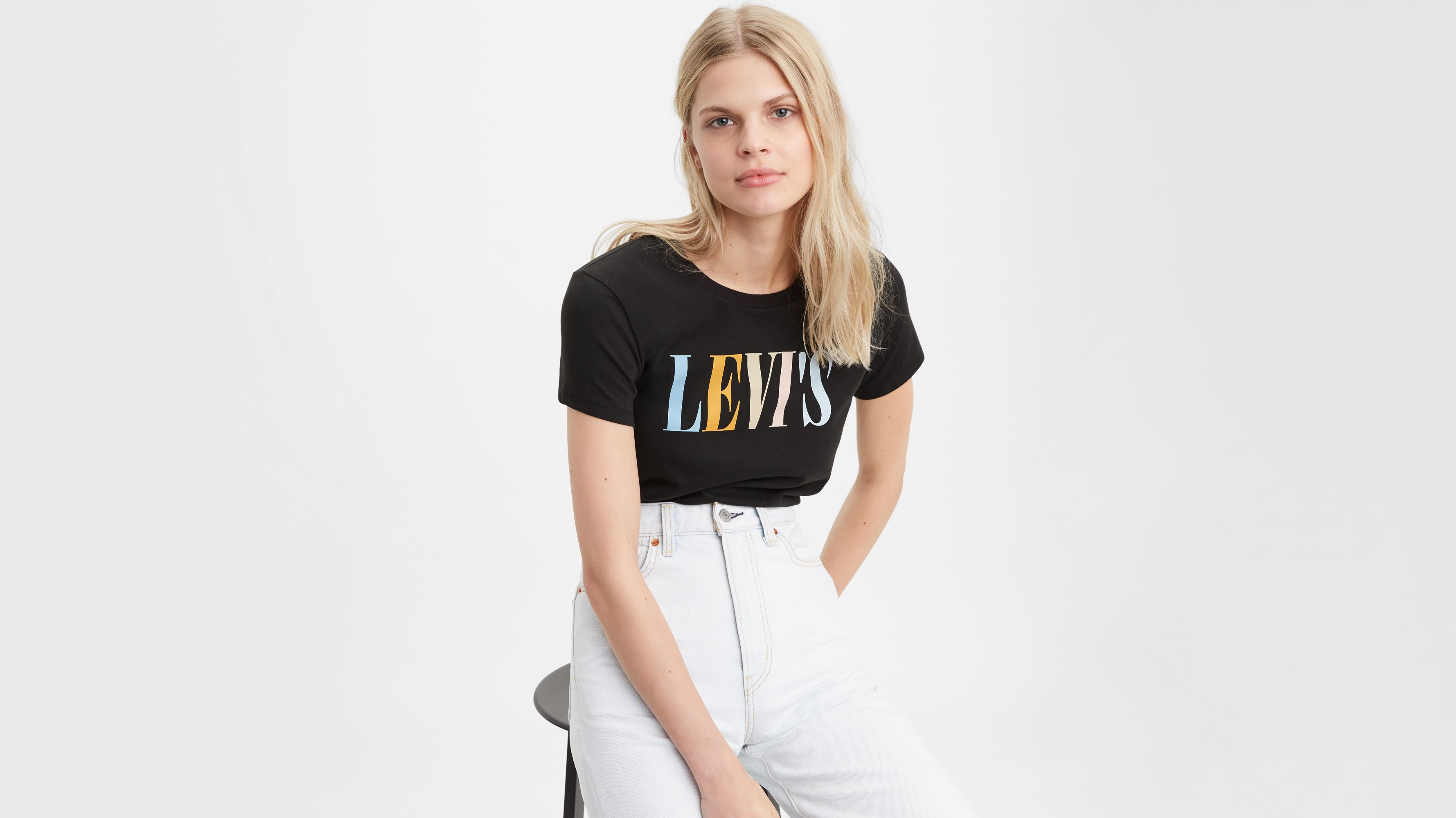 The Perfect Tee - Black | Levi's® IE