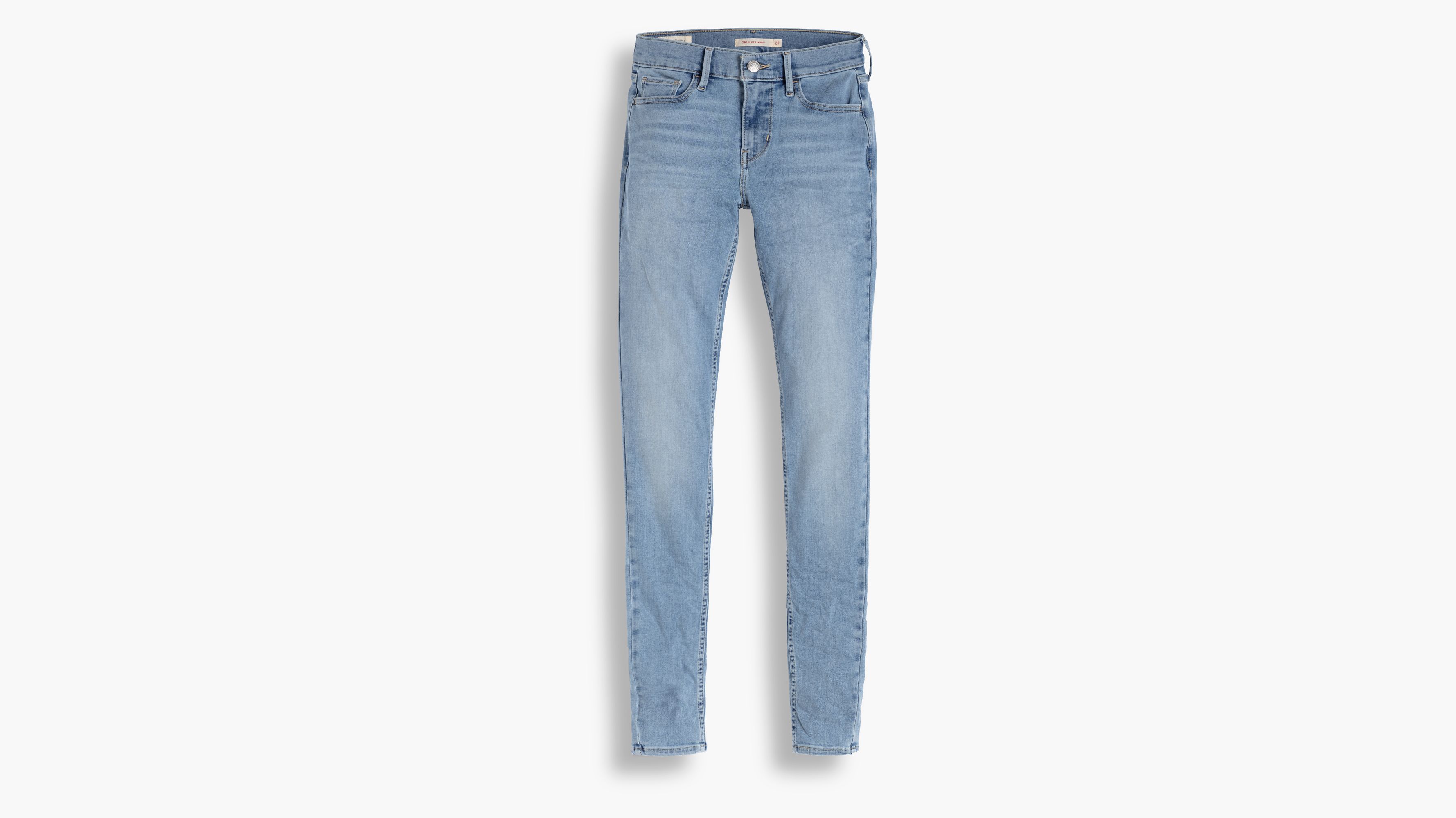 levi's 710 super skinny colored jeans