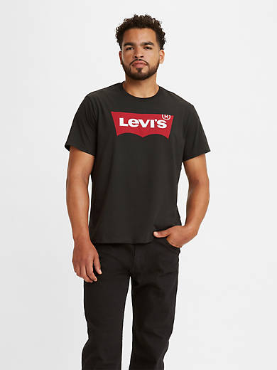 eye please do not trumpet Levi's® Logo Classic T-shirt - Black | Levi's® US