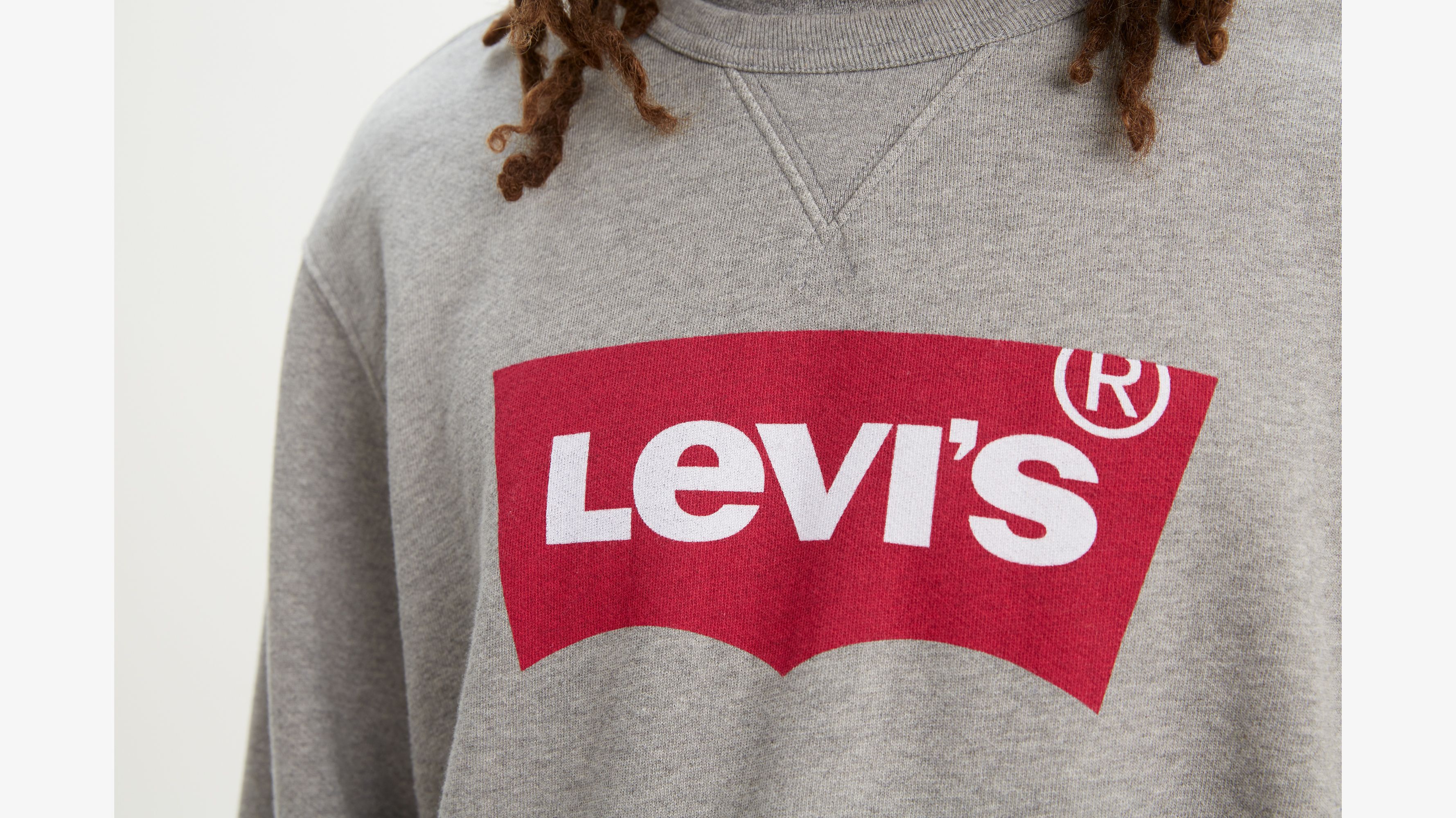 Levis logo best sale crewneck sweatshirt