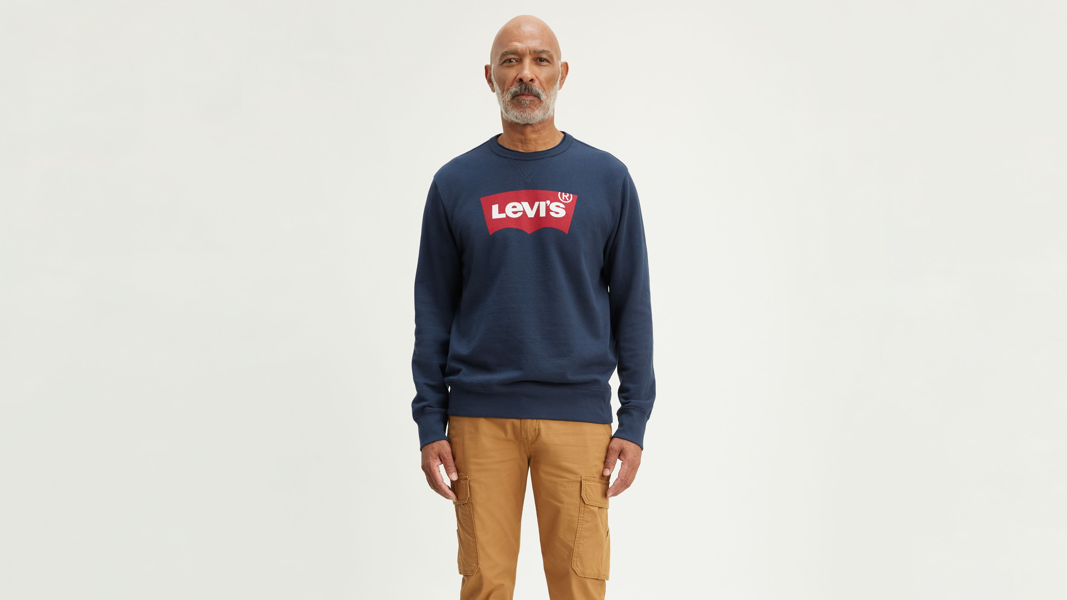 Levi's® Logo Crewneck Sweatshirt - Blue | Levi's® US