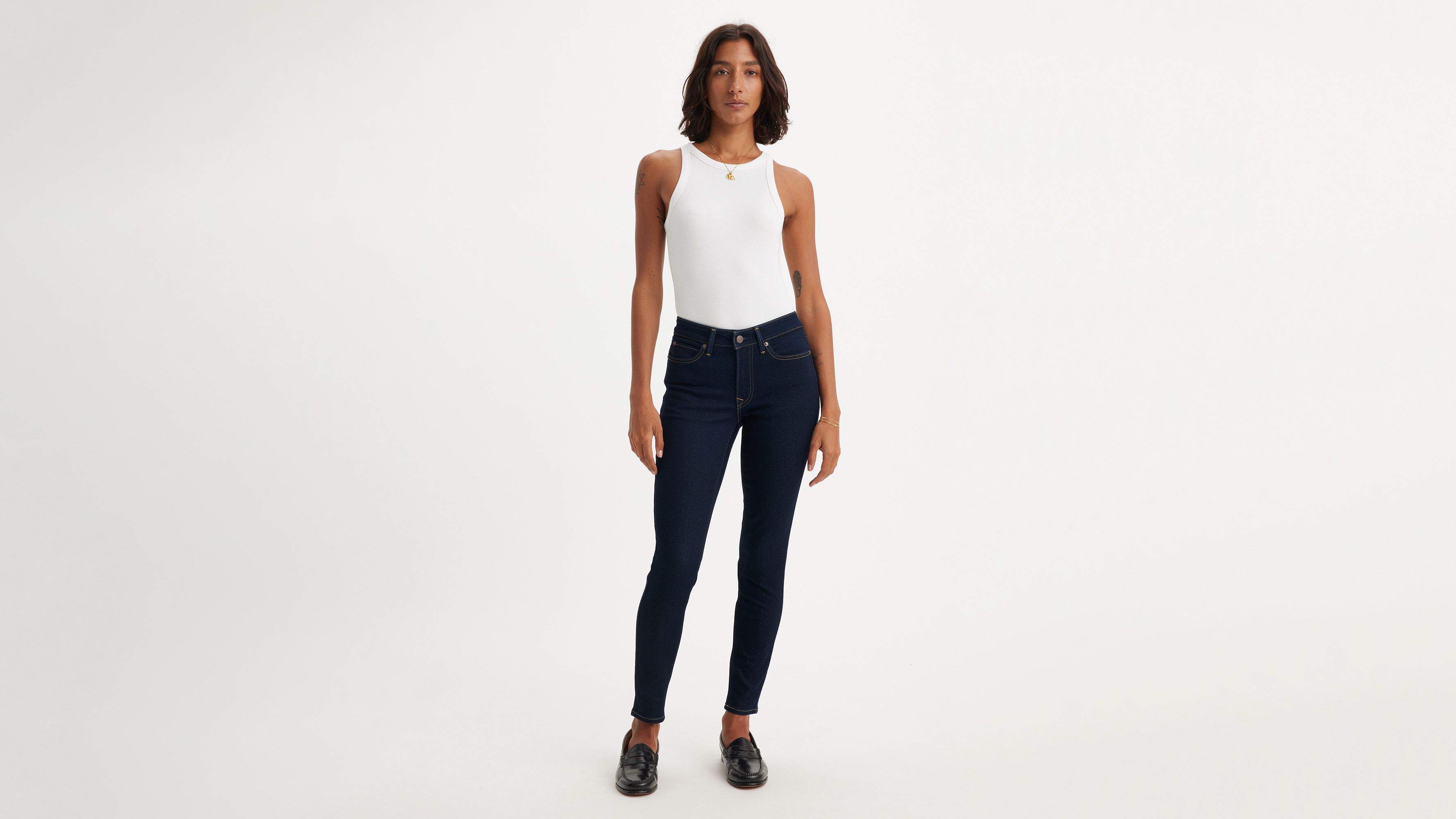 711 Skinny Women's Jeans - Dark Wash | Levi's® US