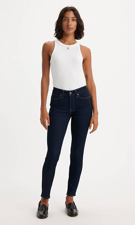 711 Skinny Women S Jeans Dark Wash Levi S Us