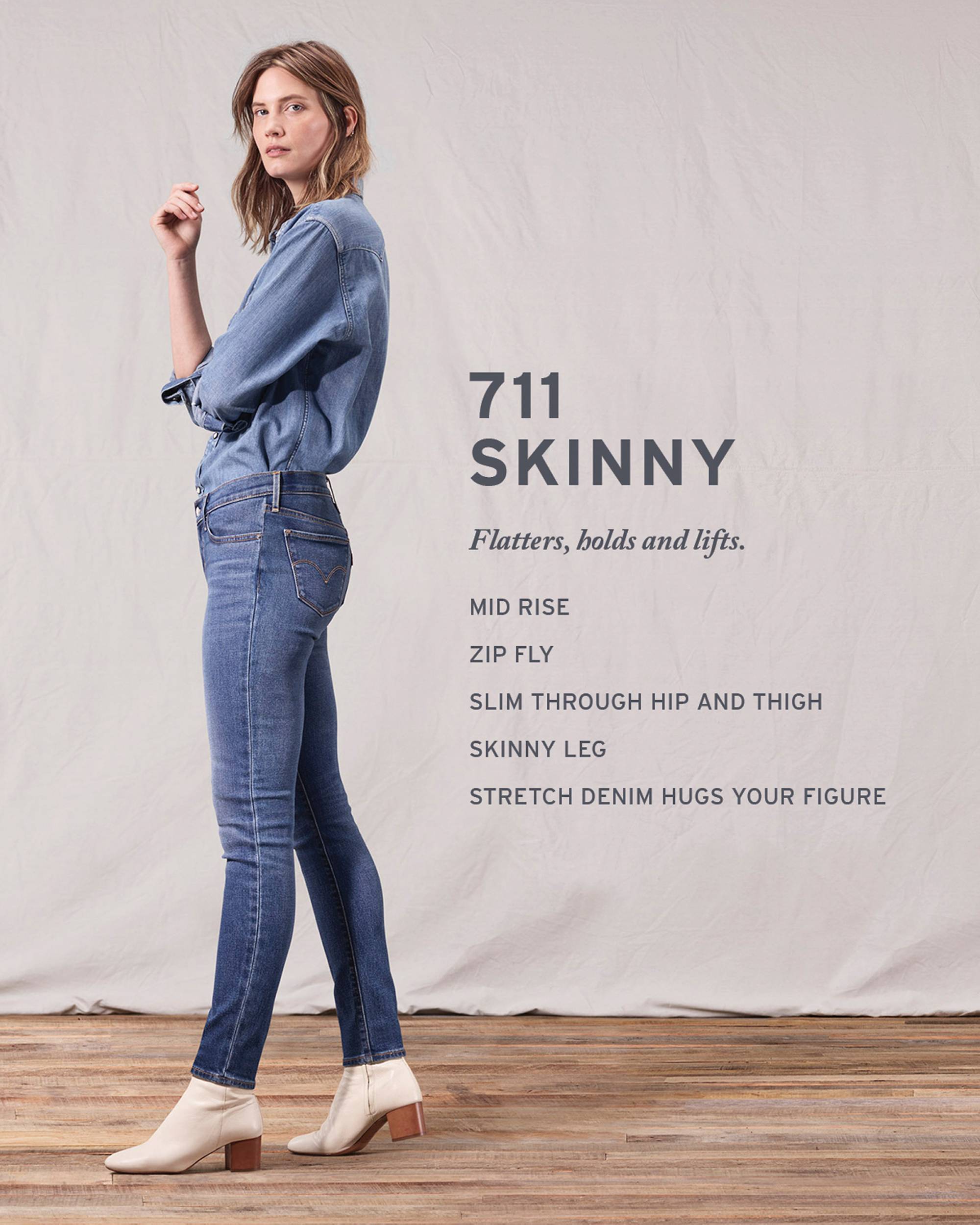 Jean estrecho 711™ 4