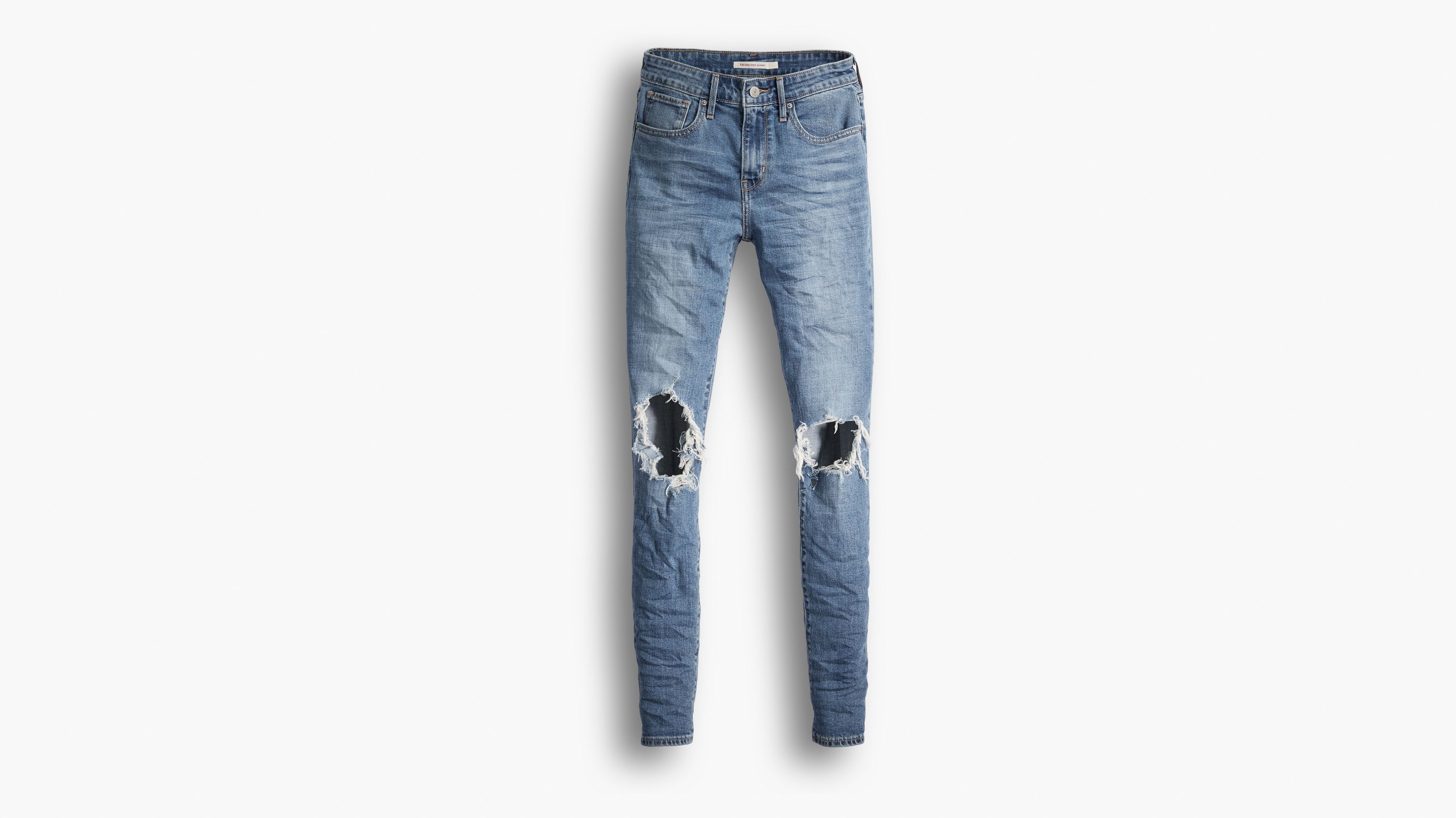 womens distressed levi jeans