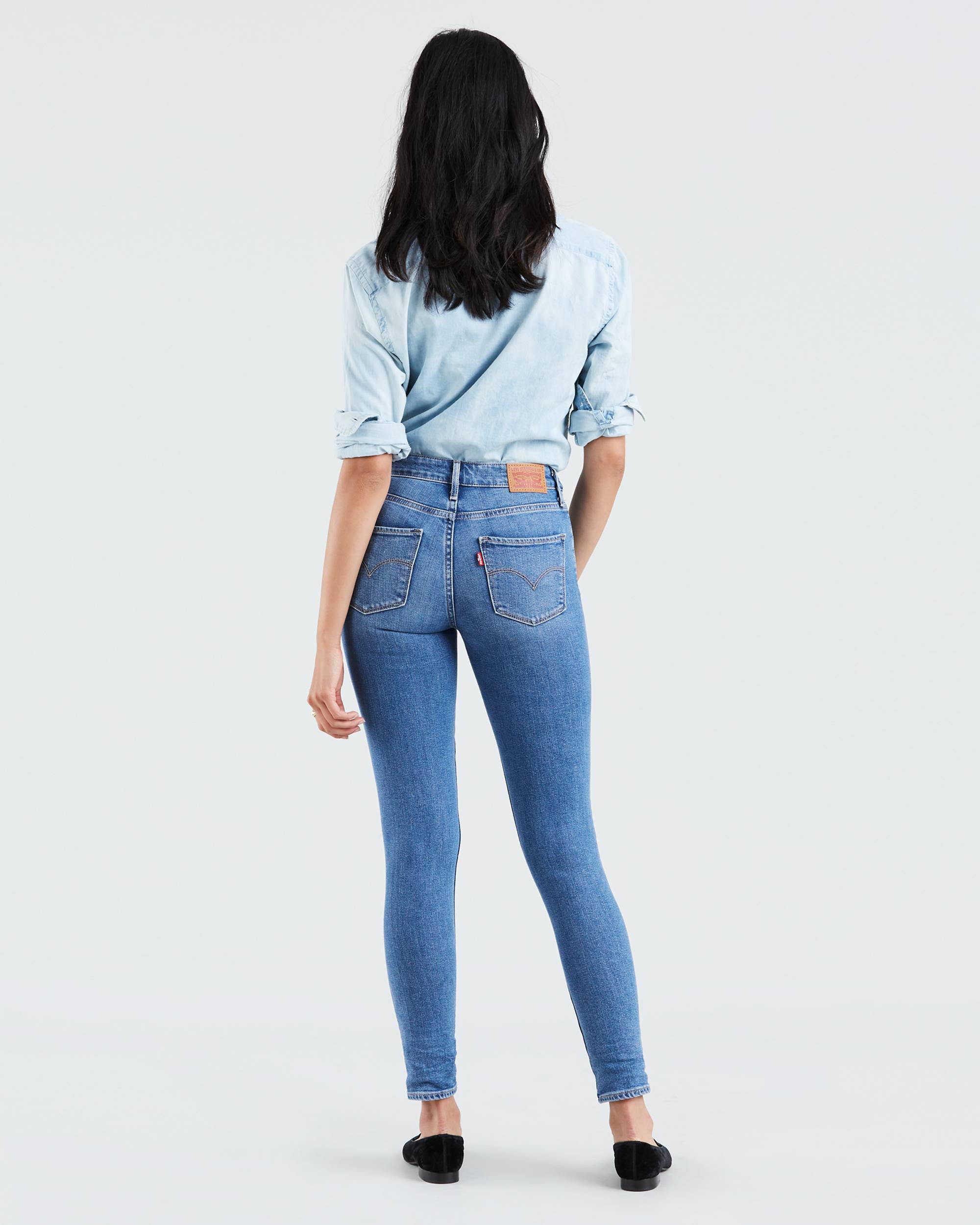 721 High Rise Ripped Skinny Women's Jeans 8