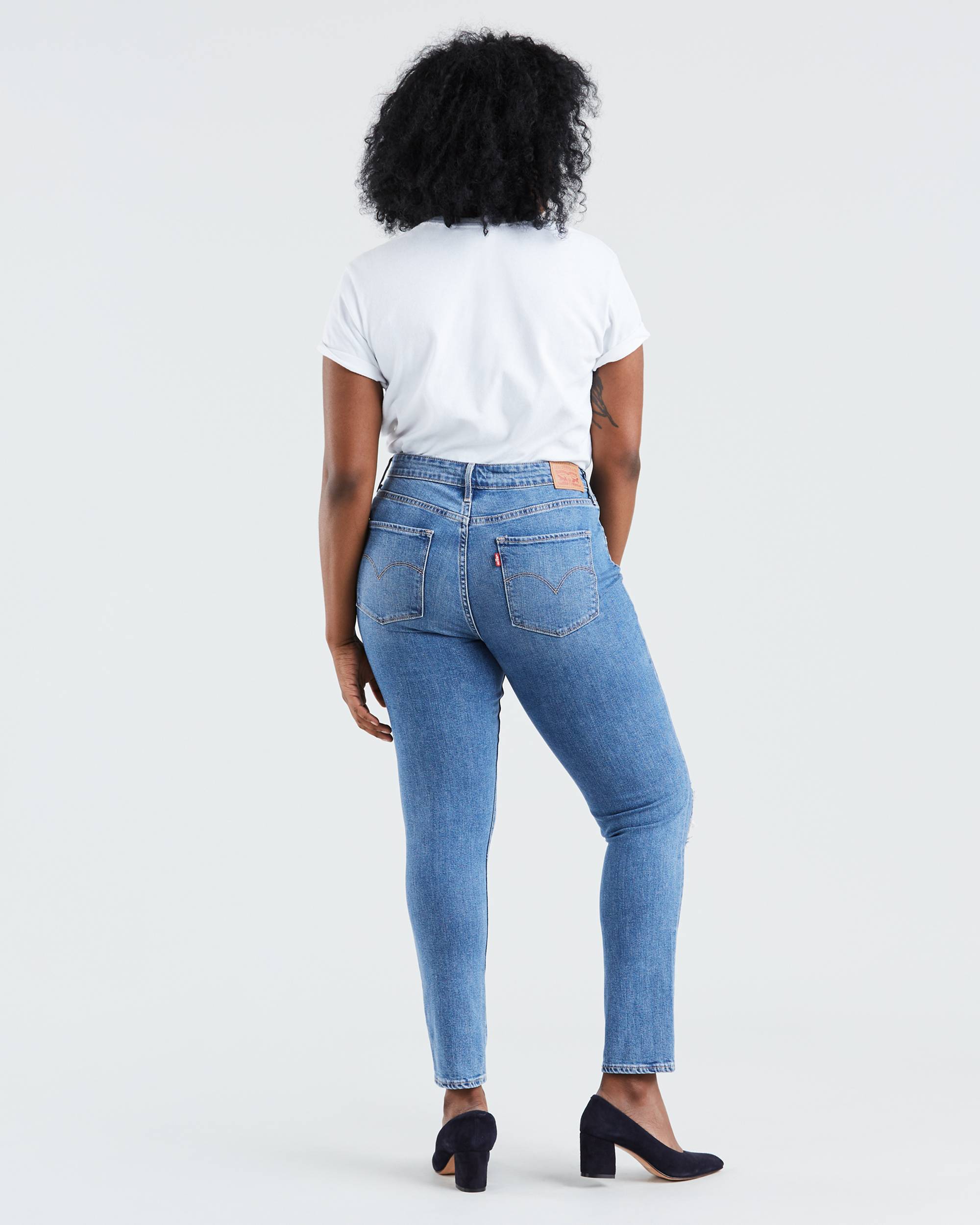 721 High Rise Ripped Skinny Women's Jeans 5