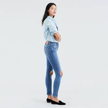 721 High Rise Ripped Skinny Women's Jeans 9