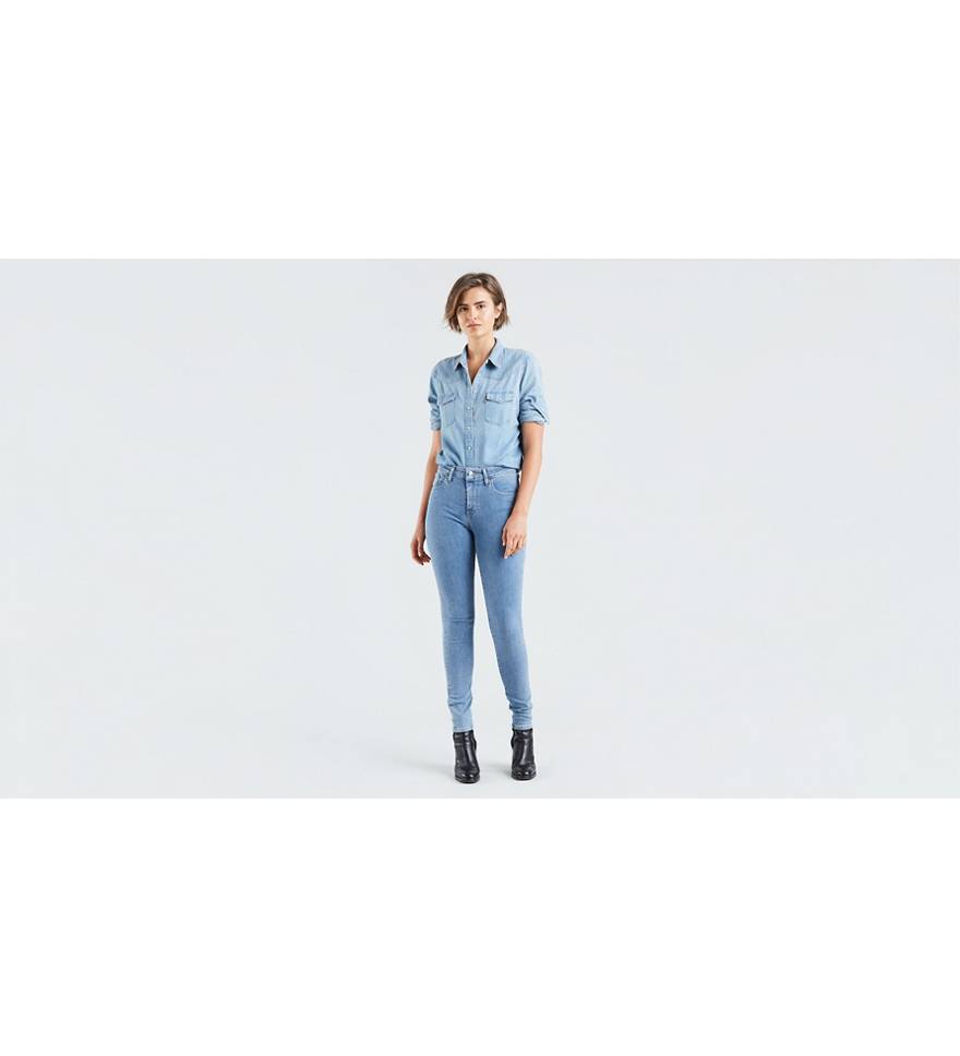 721™ High-waisted Skinny Jeans - Blue | Levi's® GR
