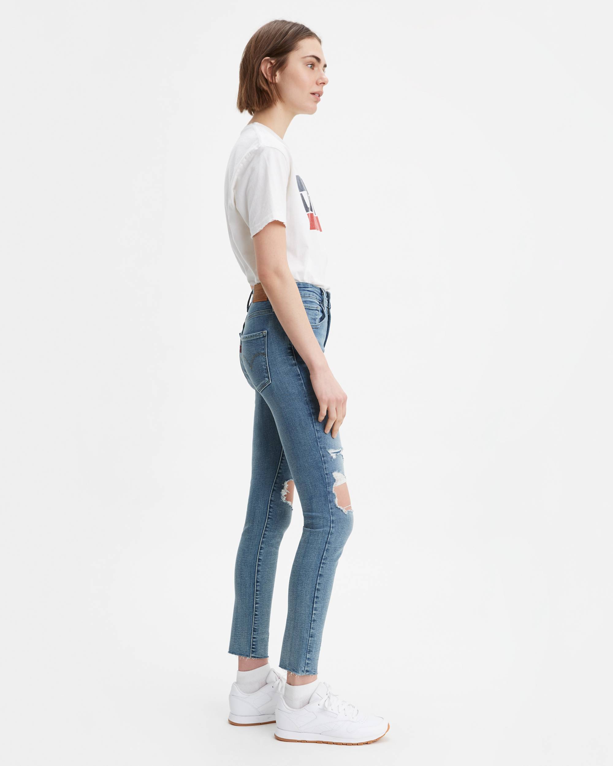 721 High Rise Ripped Skinny Women's Jeans 3