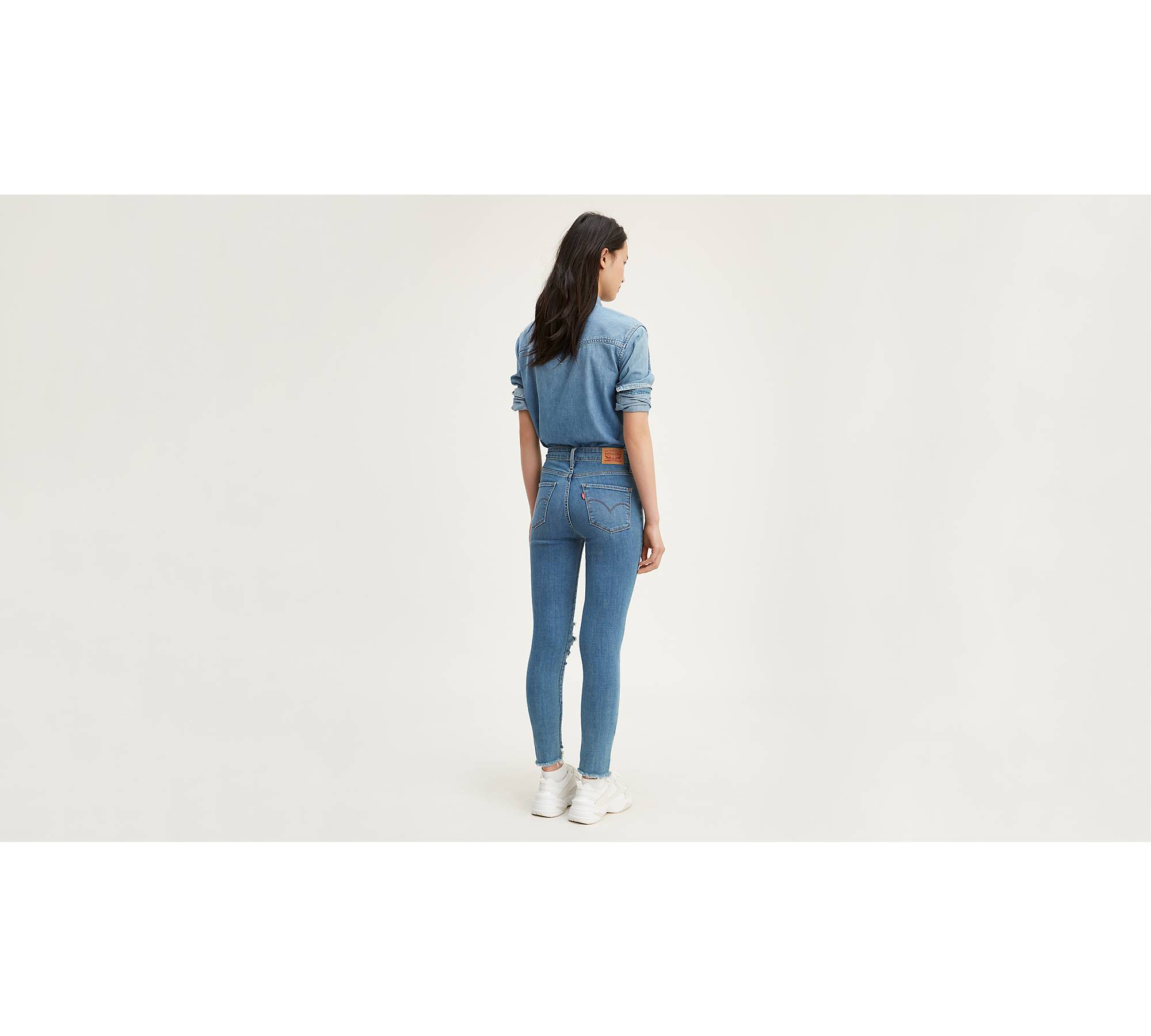 721 High Rise Skinny Ripped Women's Jeans - Medium Wash | Levi's® US