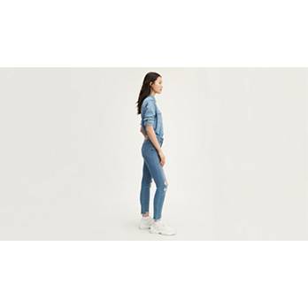 721 High Rise Skinny Ripped Women's Jeans - Medium Wash | Levi's® US