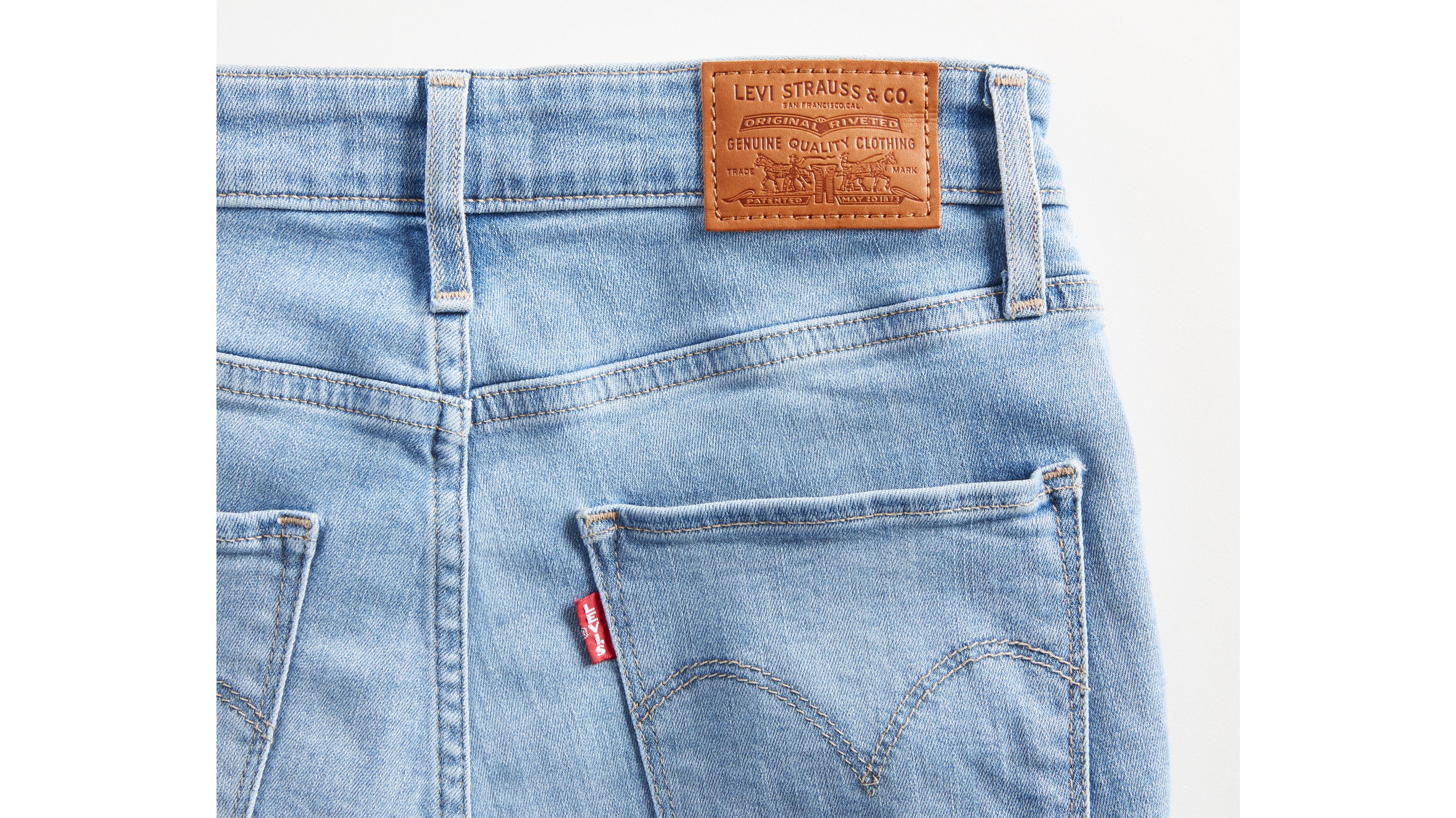 721 High Rise Skinny Ripped Women's Jeans - Light Wash | Levi's® US