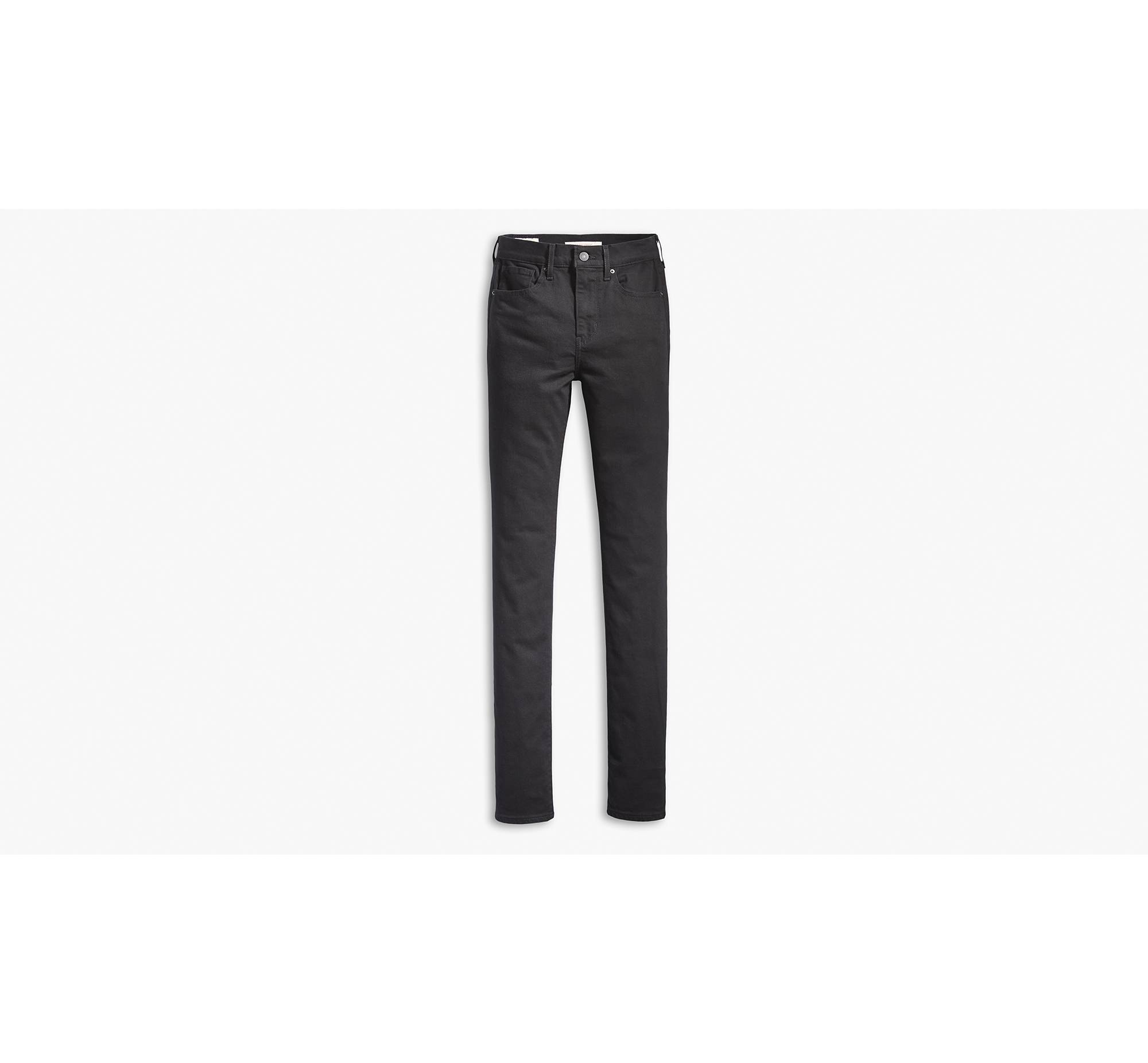 724™ High Rise Straight Jeans - Black | Levi's® GB