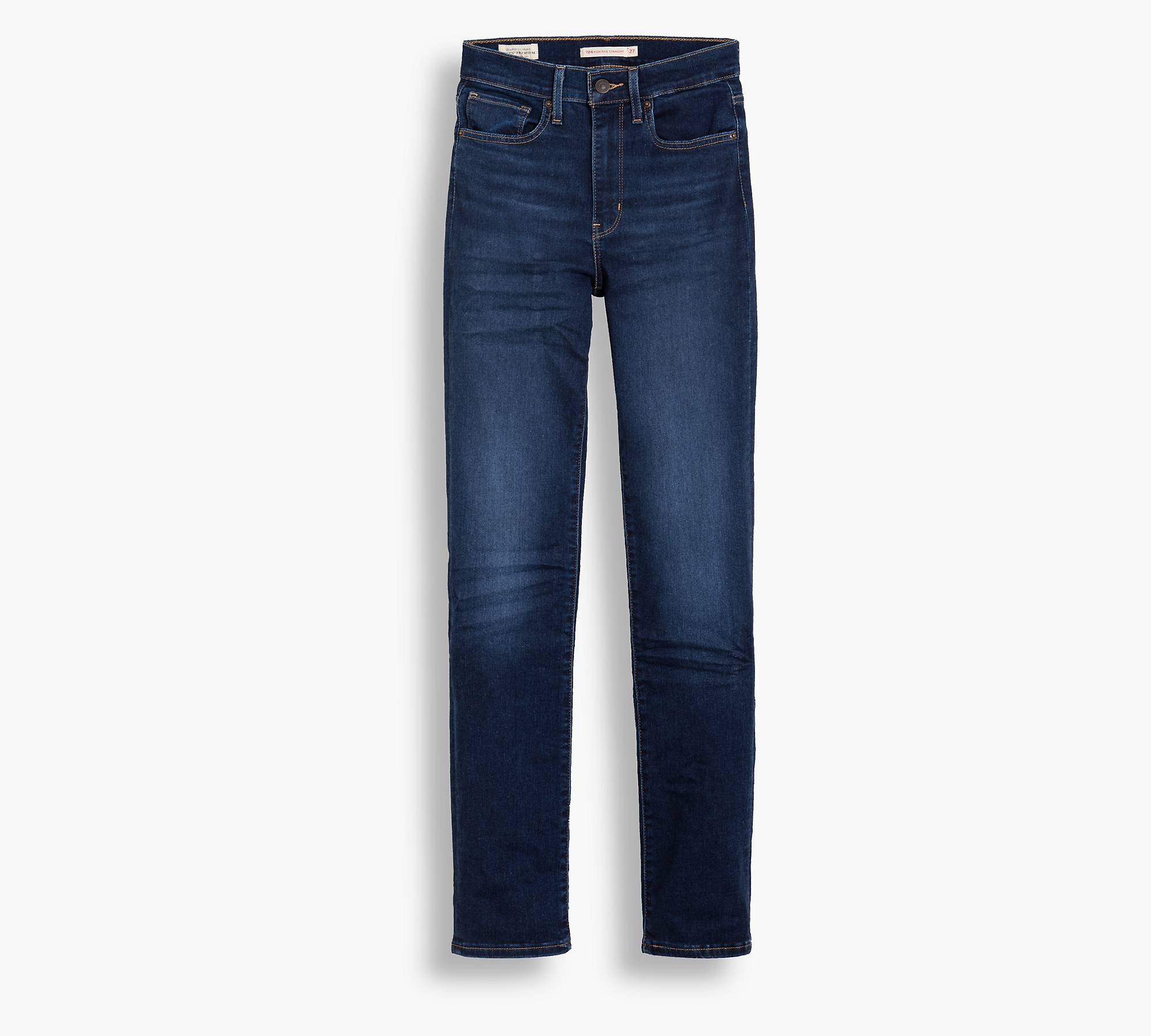 724 High Rise Straight Women's Jeans - Dark Wash | Levi's® CA
