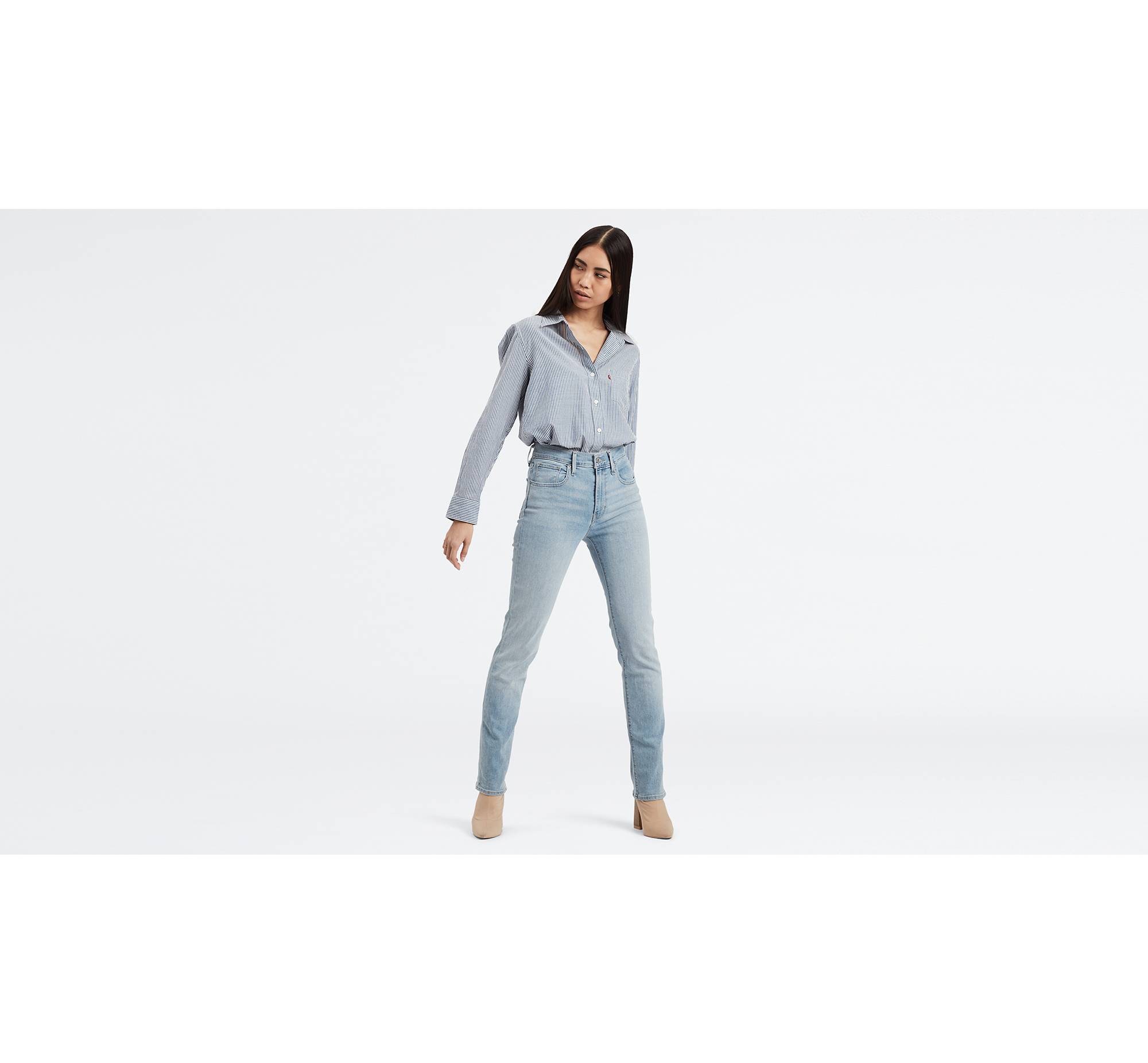 724™ High-waisted Straight Jeans - Blue