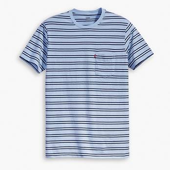 Classic Striped Pocket Tee Shirt 3