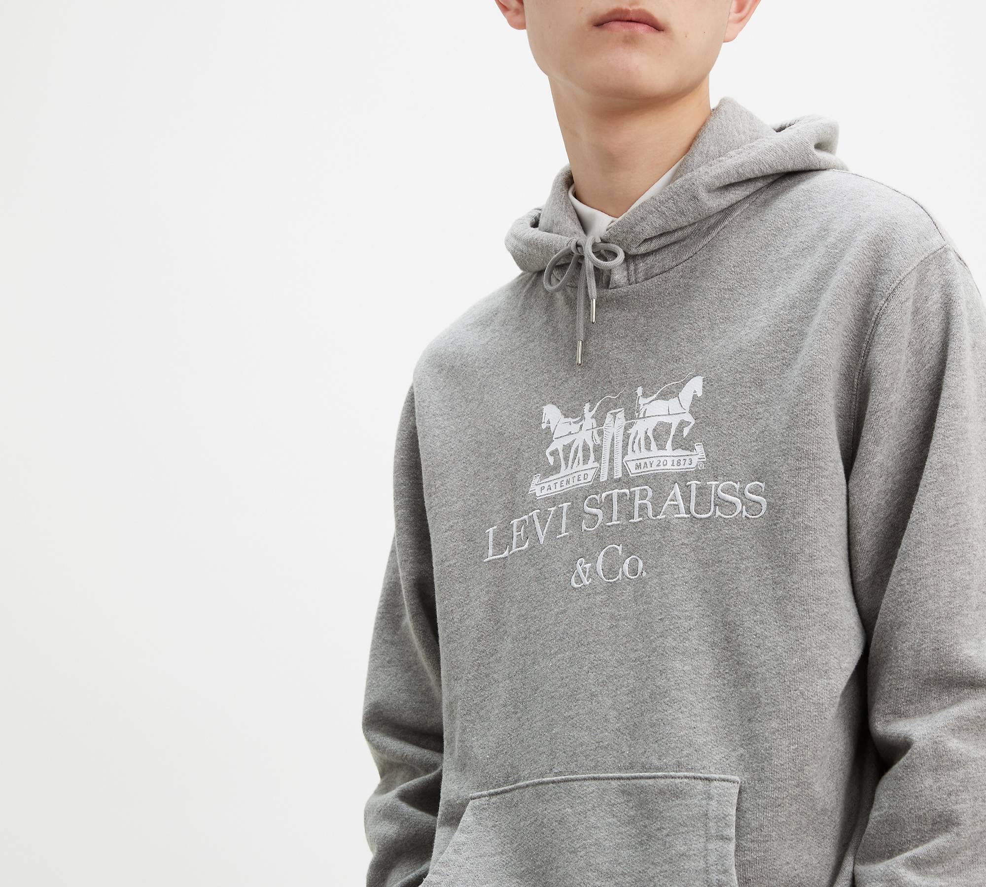 Logo Pullover Hoodie - Grey | Levi's® US