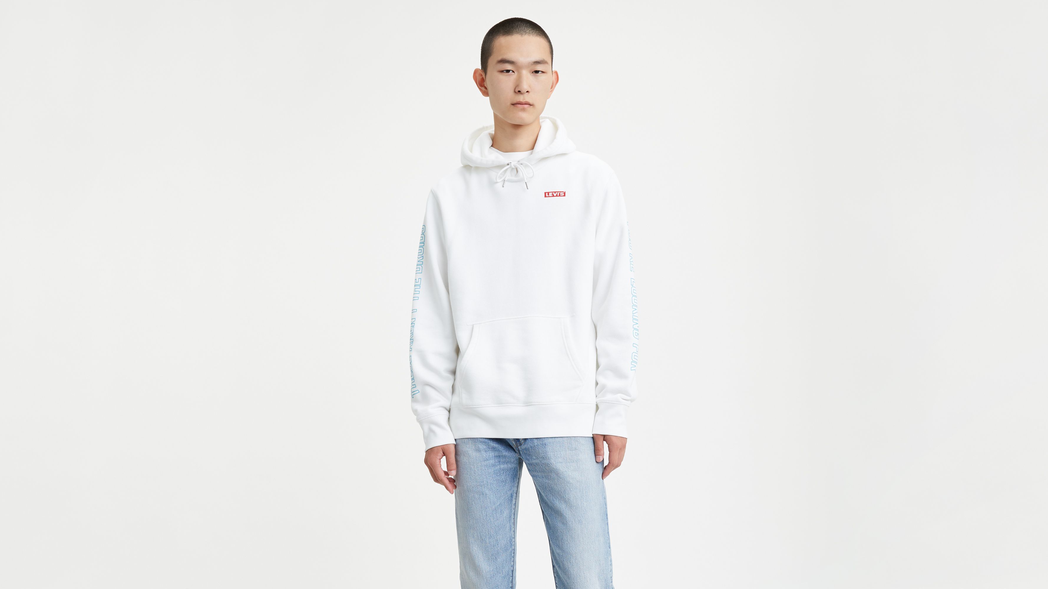 White 2024 levi jumper