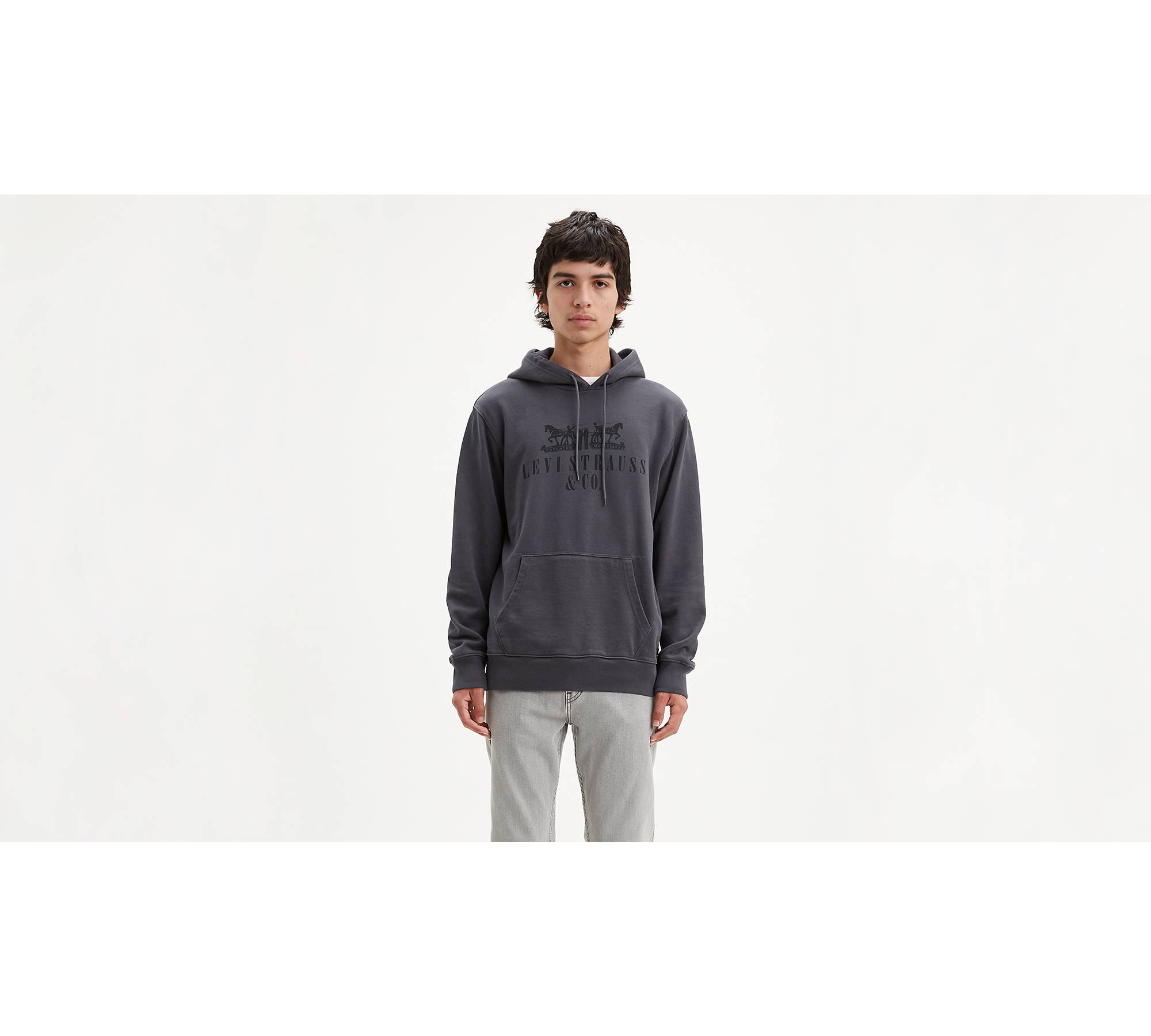 Two Horse Pullover Hoodie - Black | Levi's® US