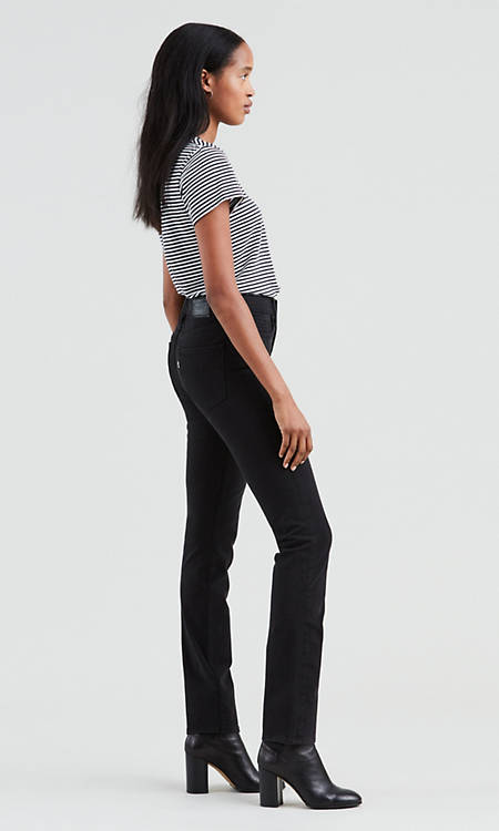 312 Shaping Slim Jeans Black Levi S Gb