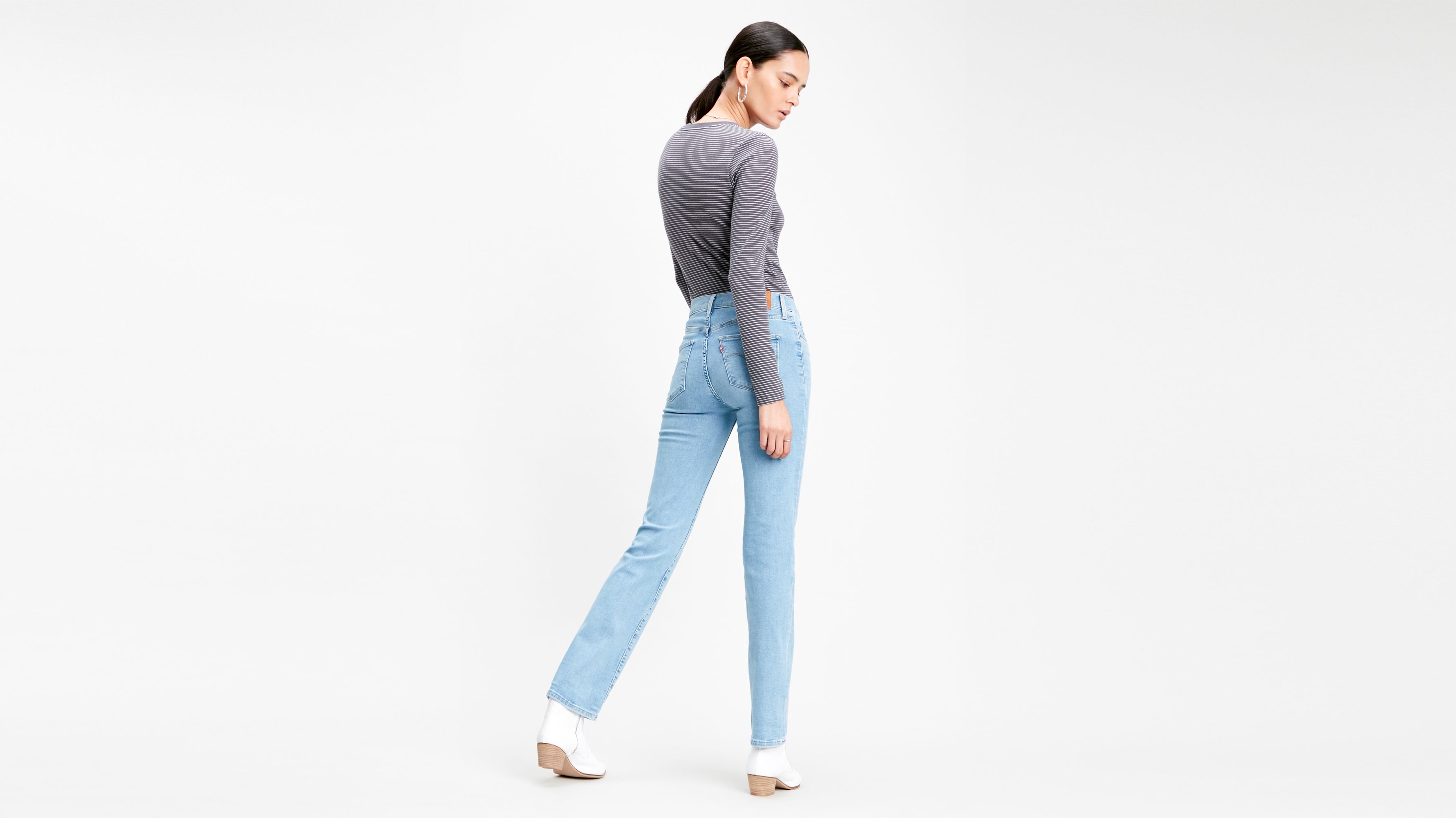 314™ Shaping Straight Jeans Niebieski | Levi's® PL 314™ Shaping Straight Jeans Niebieski | Levi's® PL
