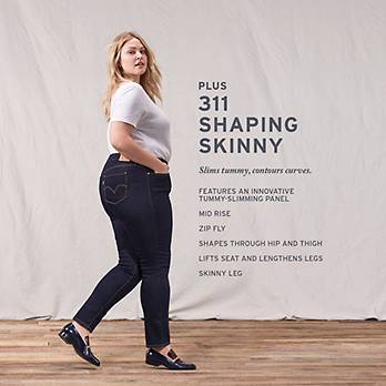 311™ formende Super Skinny Jeans (Plus-Größe) 4