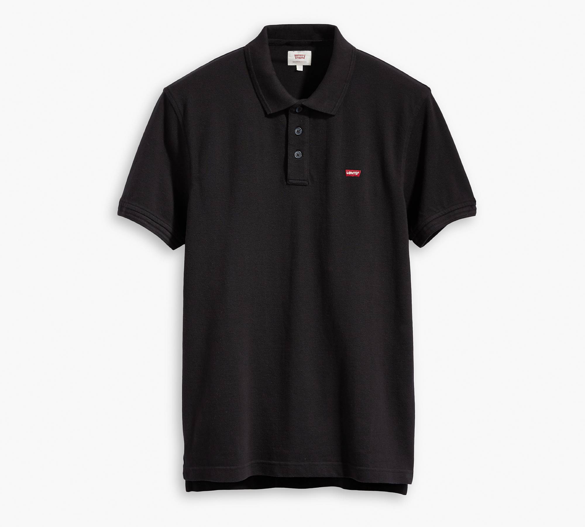 Levi's® Chest Logo Polo Shirt - Black | Levi's® US