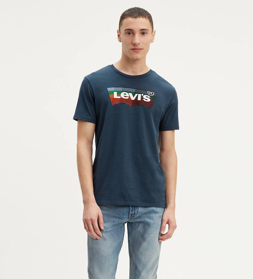 Levi's® Striped Logo Classic Tee Shirt 1
