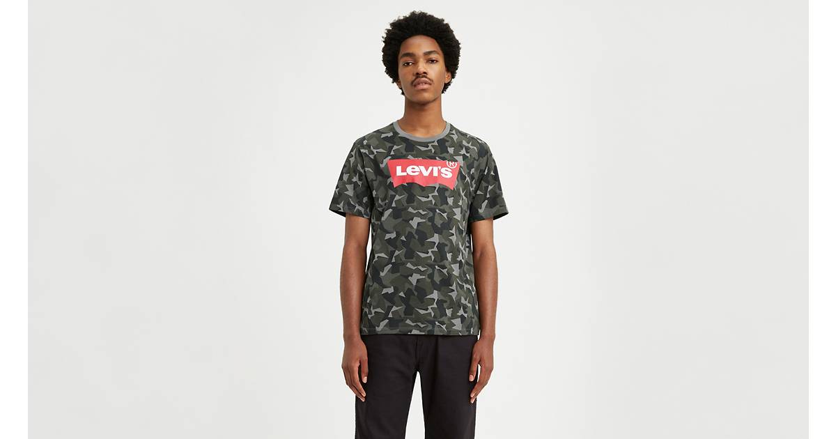 Levi's® Logo Graphic Tee Shirt - Green | Levi's® US