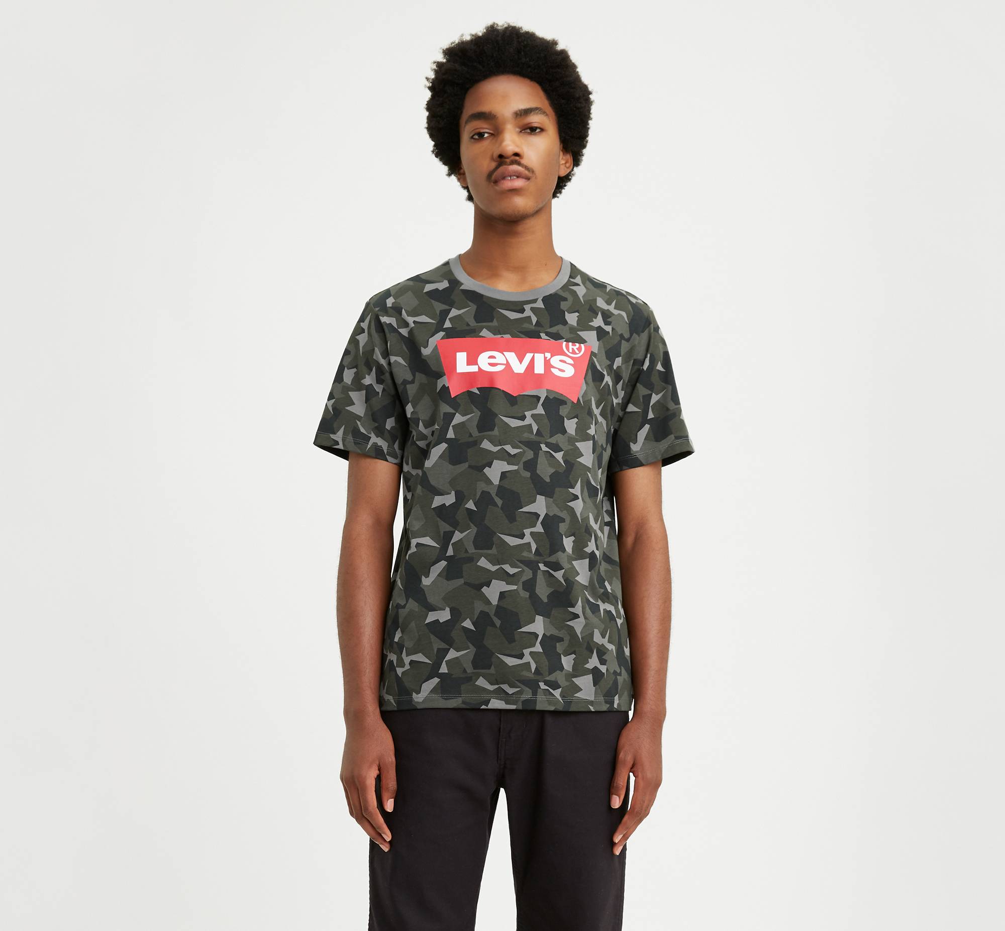 Levi's® Logo Graphic Tee Shirt - Green | Levi's® US