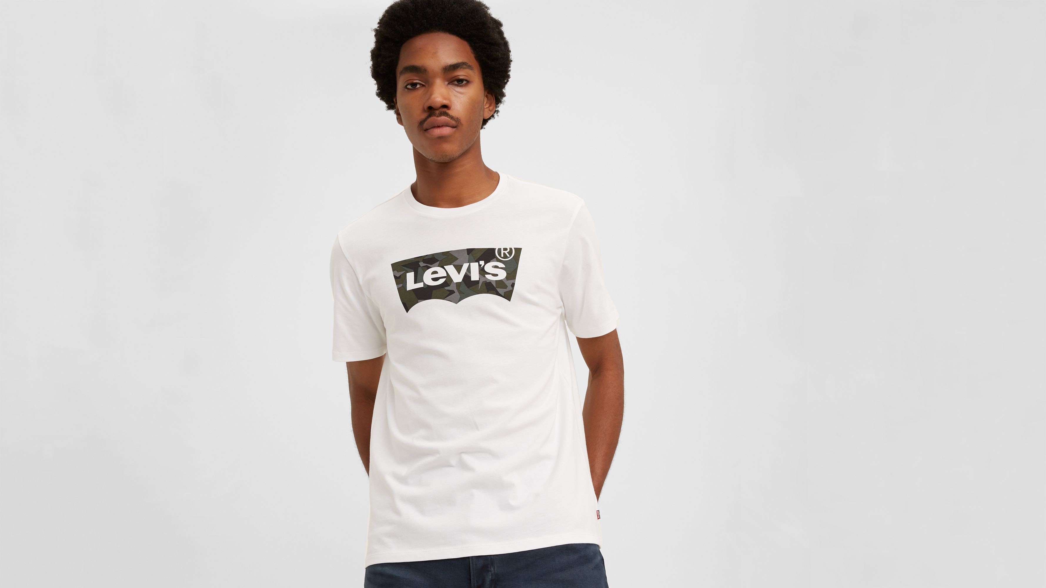 Levi s Logo Graphic Tee Shirt White Levi s US