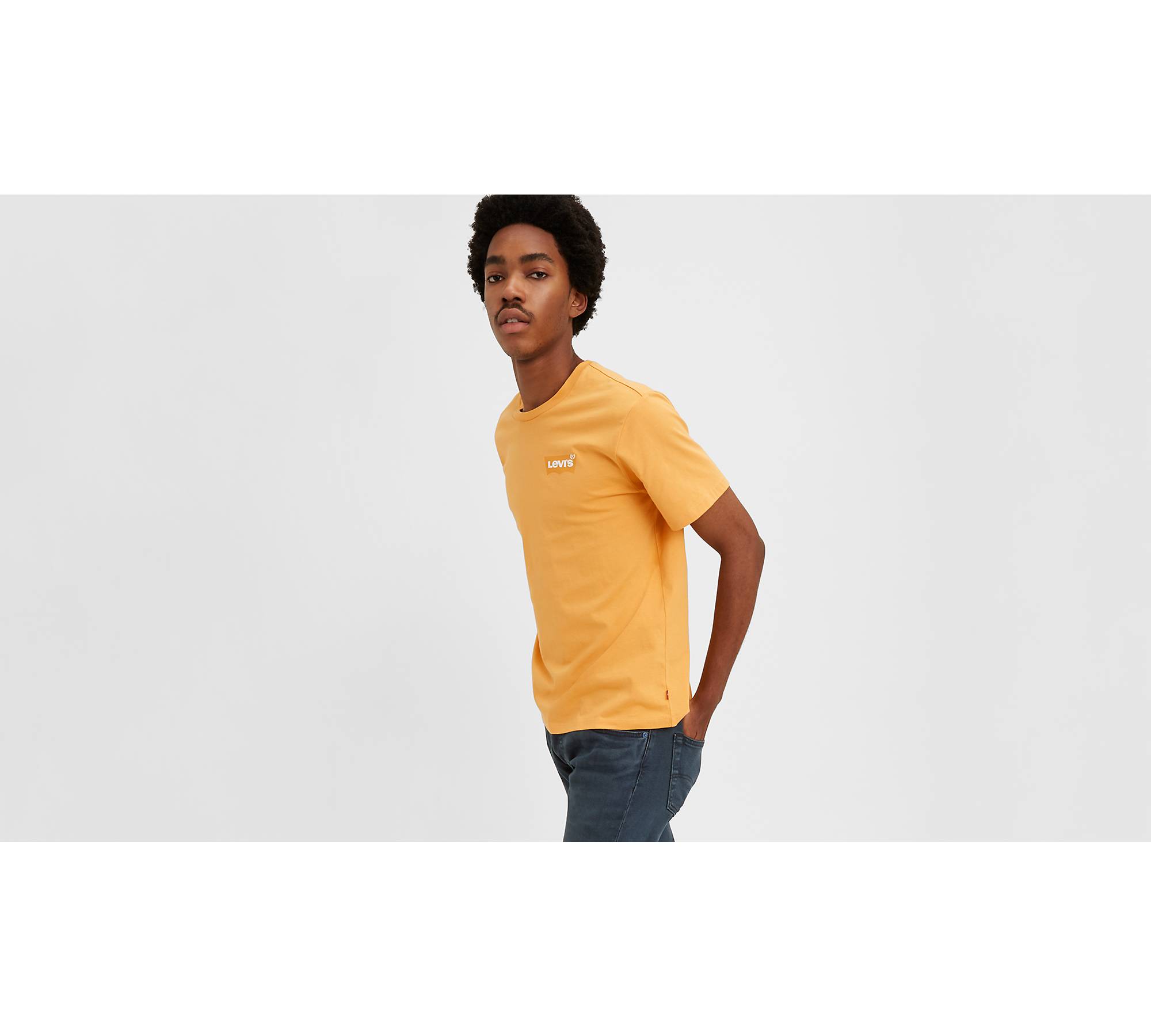 Levi's® Logo Graphic Tee Shirt - Yellow | Levi's® US