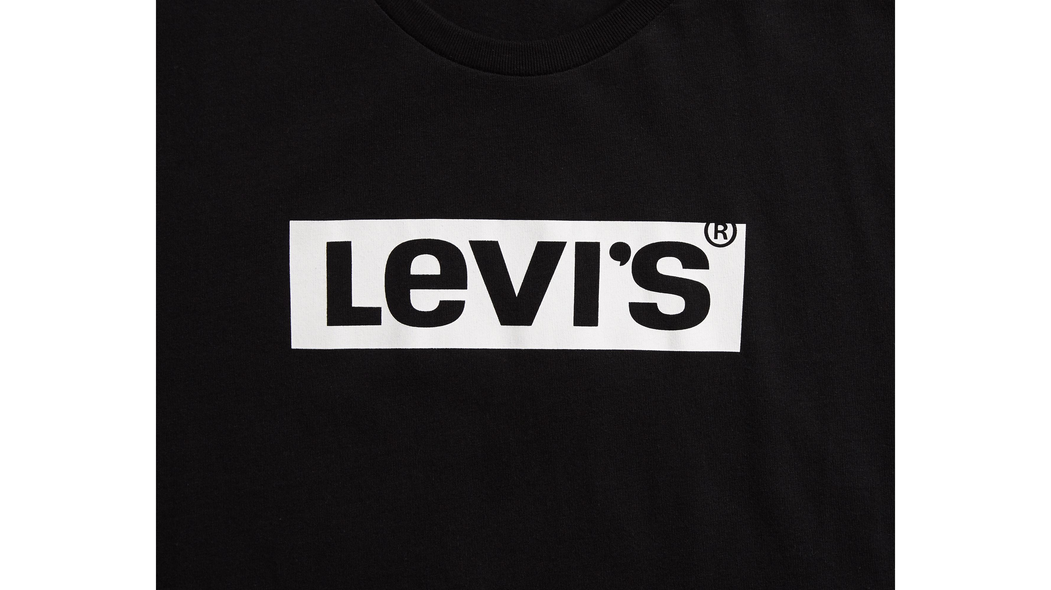 Levis box store logo t shirt