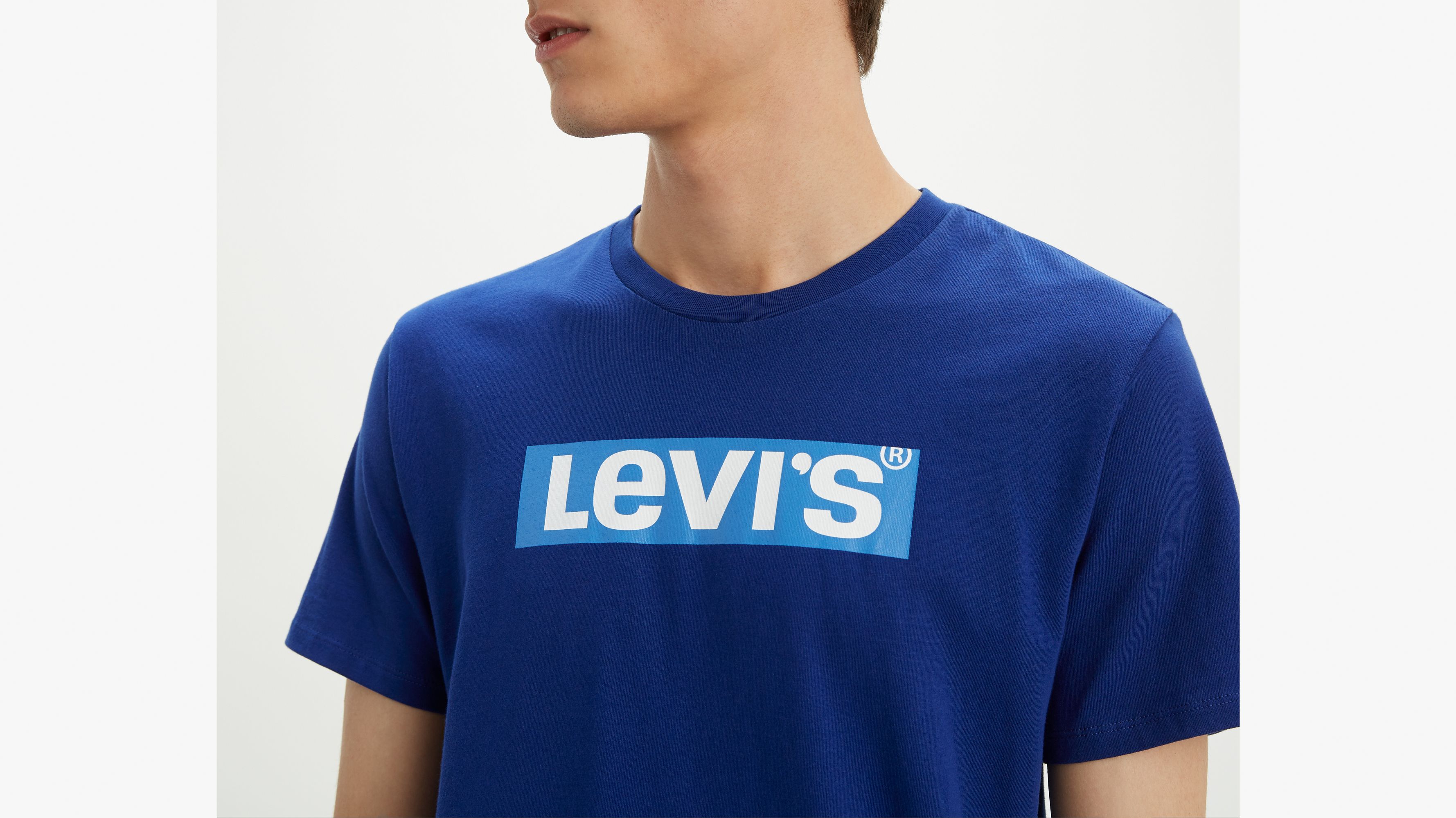 Box Tab Logo Tee Shirt - Blue | Levi's® US