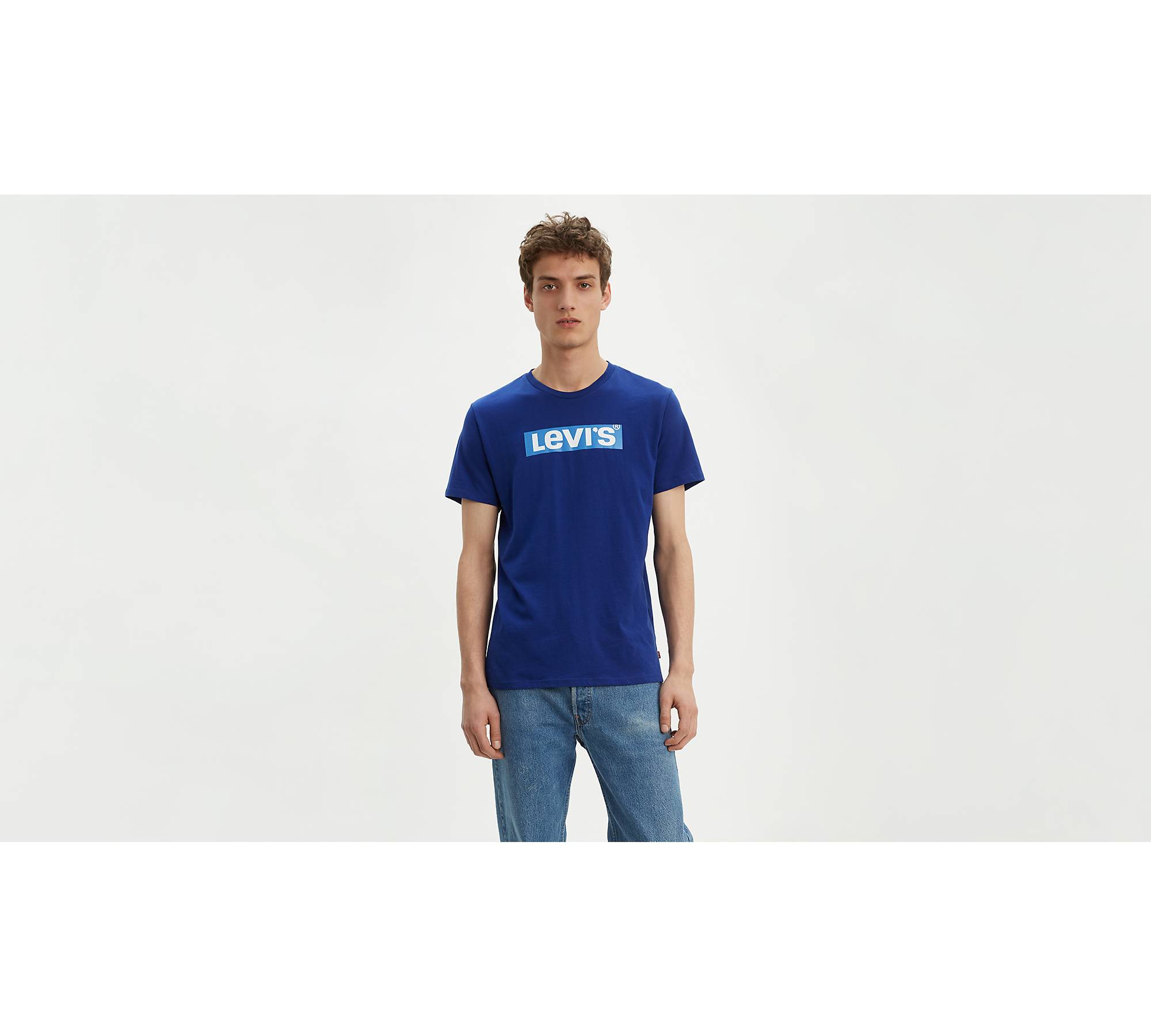 Box Tab Logo Tee Shirt Blue | Levi's®
