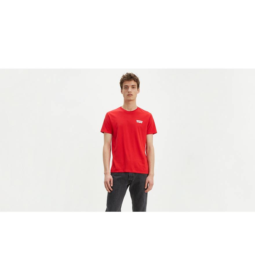 Levi’s® Chest Patch Logo Tee Shirt - Red | Levi's® US
