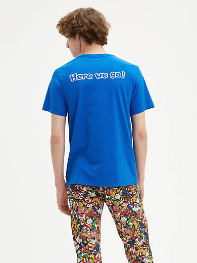 Vakantie willekeurig nationalisme Levi's® X Super Mario Graphic Tee Shirt - Blue | Levi's® US