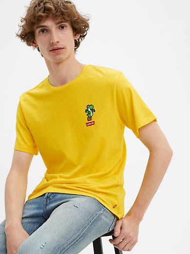 Levi's® X Super Mario Graphic Tee Shirt - Yellow | Levi's® US