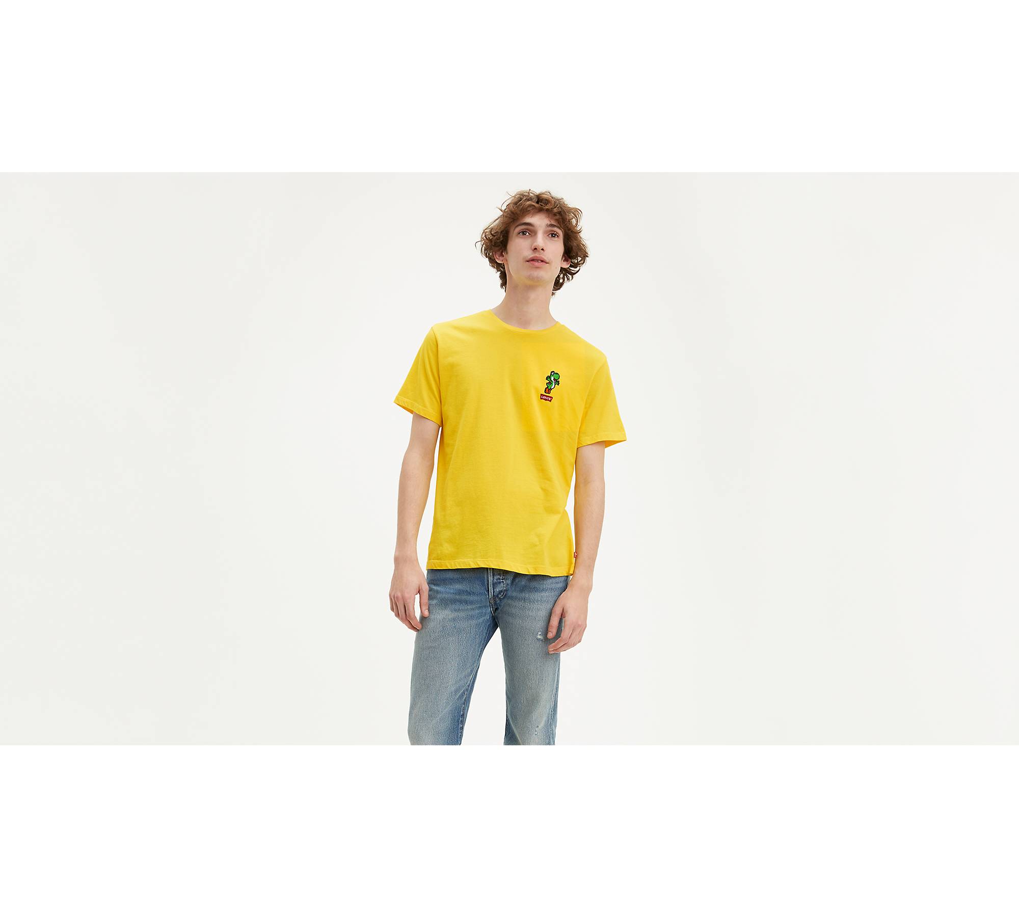 Levi's® X Super Mario Graphic Tee Shirt - Yellow | Levi's® US