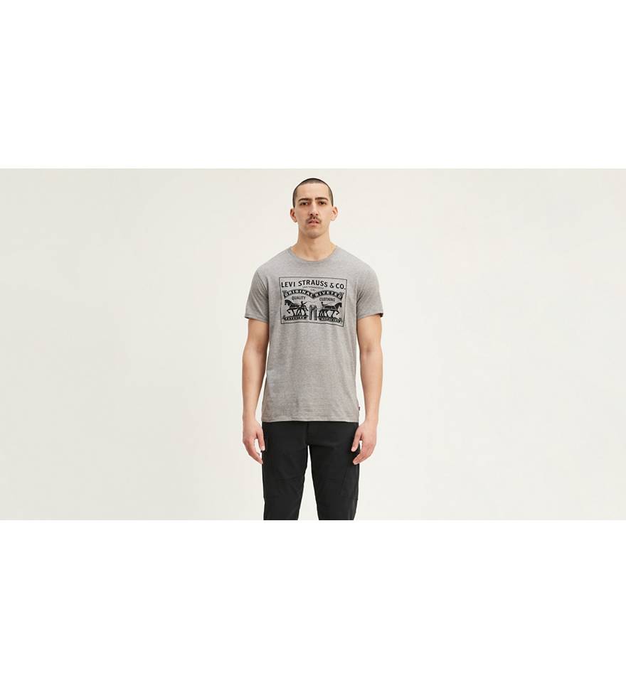 Two Horse Graphic Shirt - Grey | Levi's® US