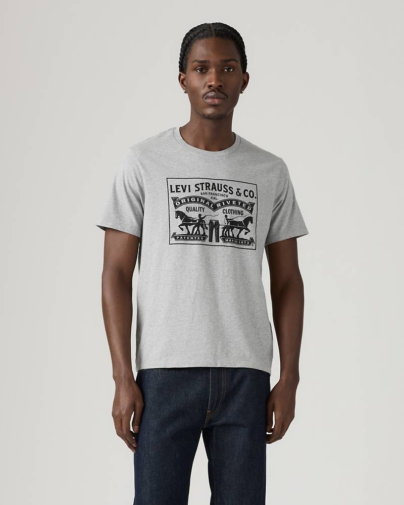 Two Horse Graphic Tee Shirt 8