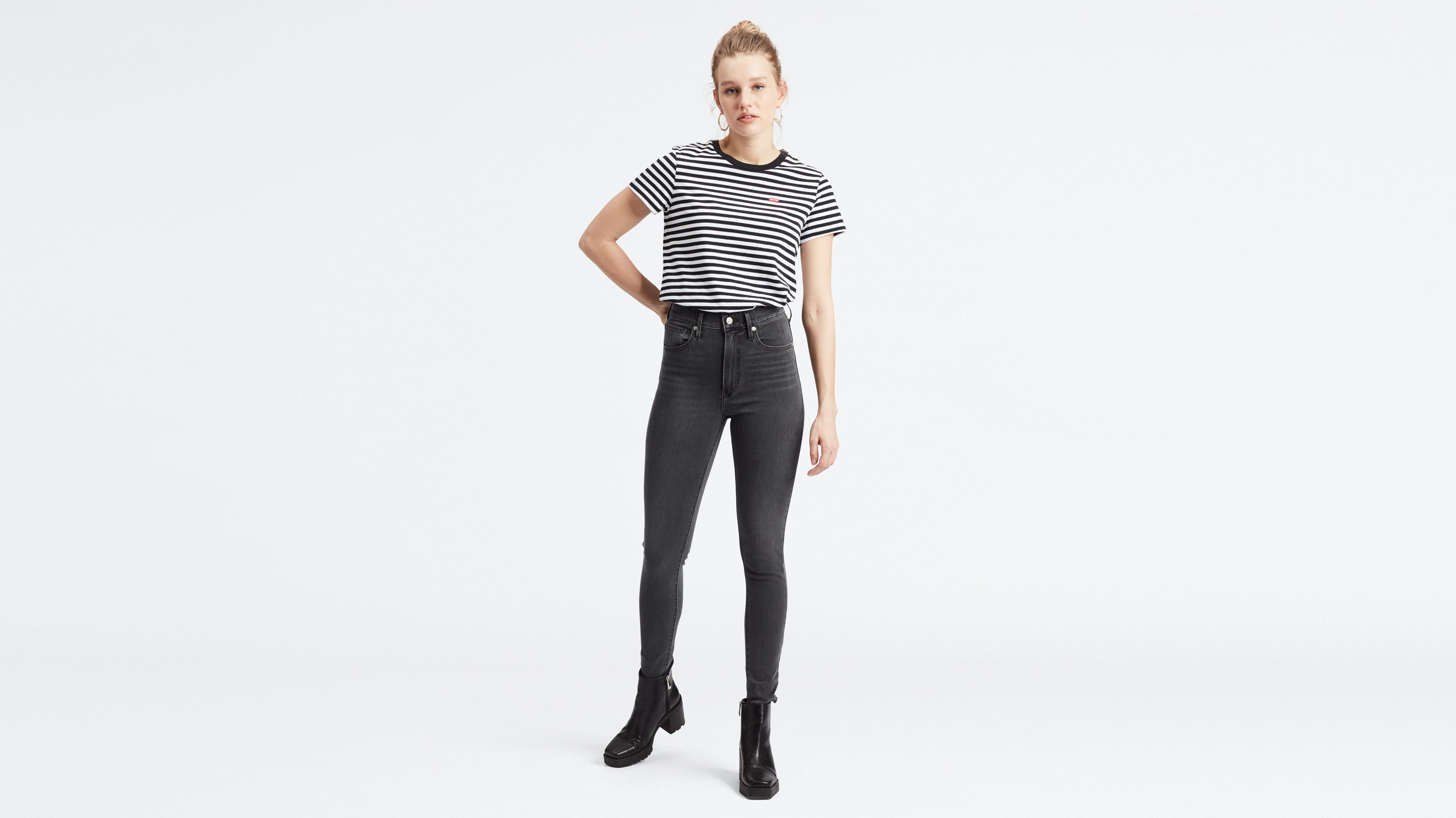 Mile High Super Skinny Jeans - Grey 