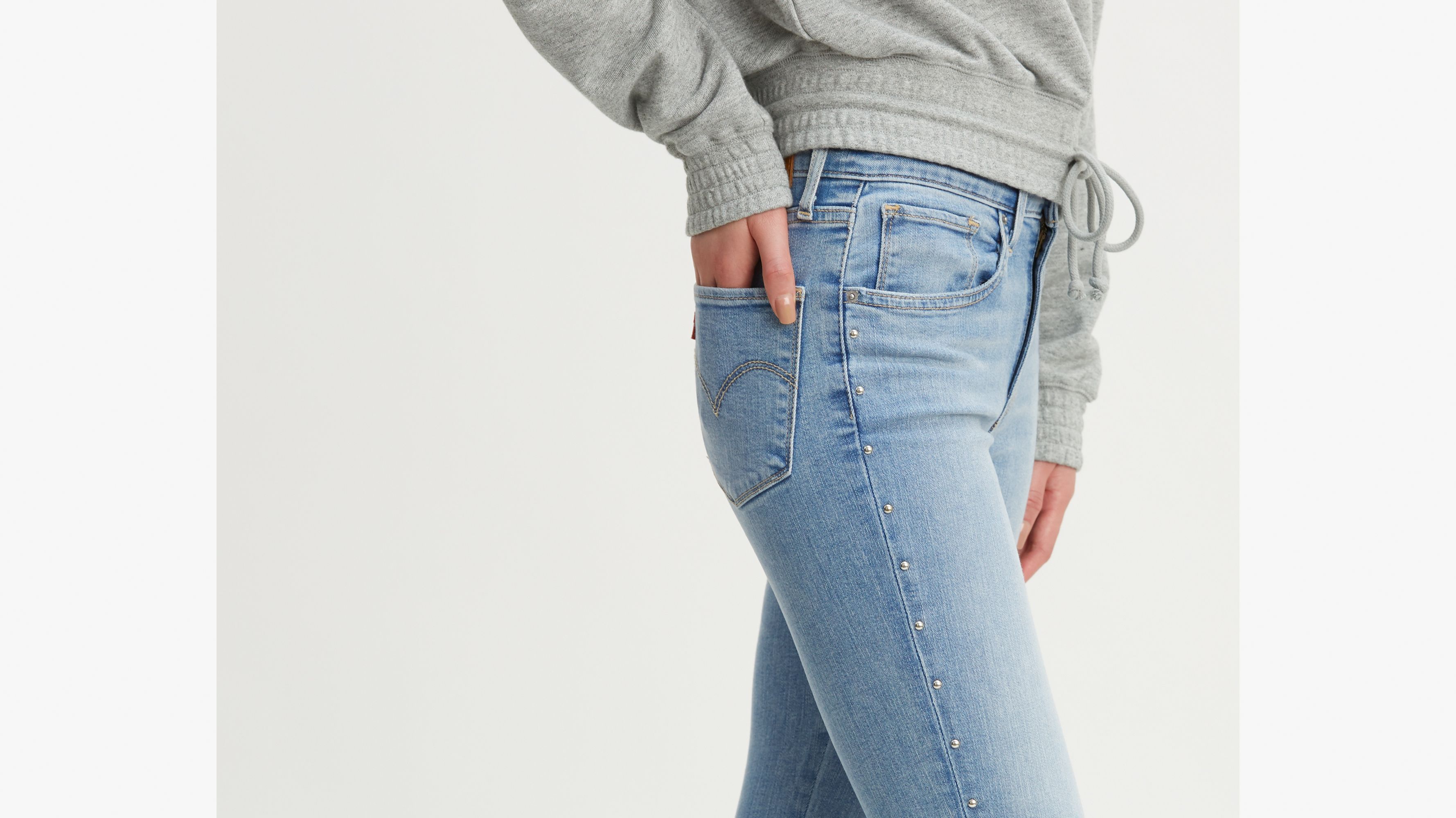 levi's high rise ankle skinny jeans